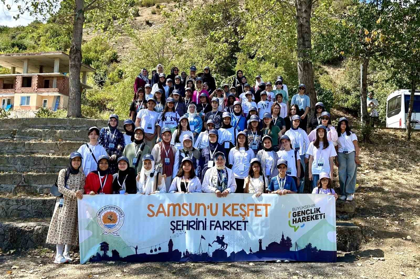 Yüzlerce öğrenci Samsun’u keşfetti
