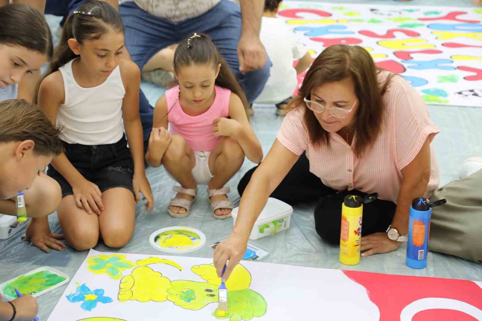 Şehzadeler’de çocuklar barışı sanatla anlattı
