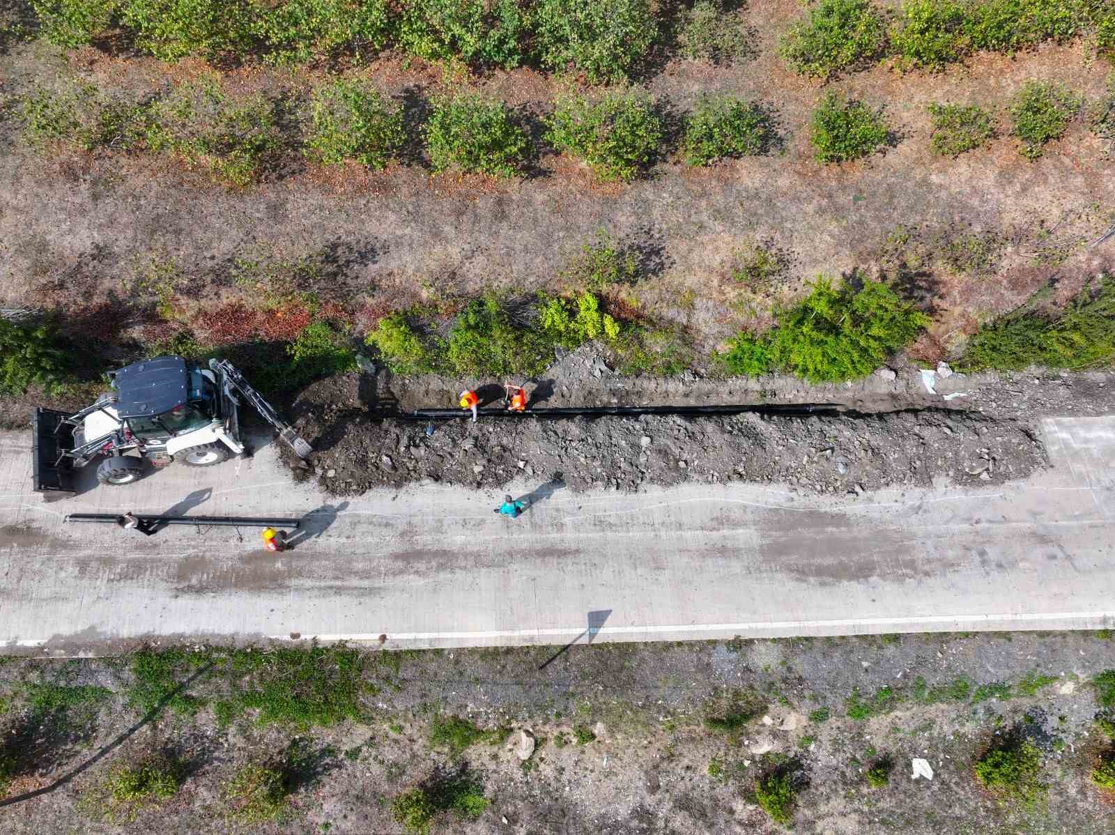 SASKİ’den kırsala yeni içme suyu hattı
