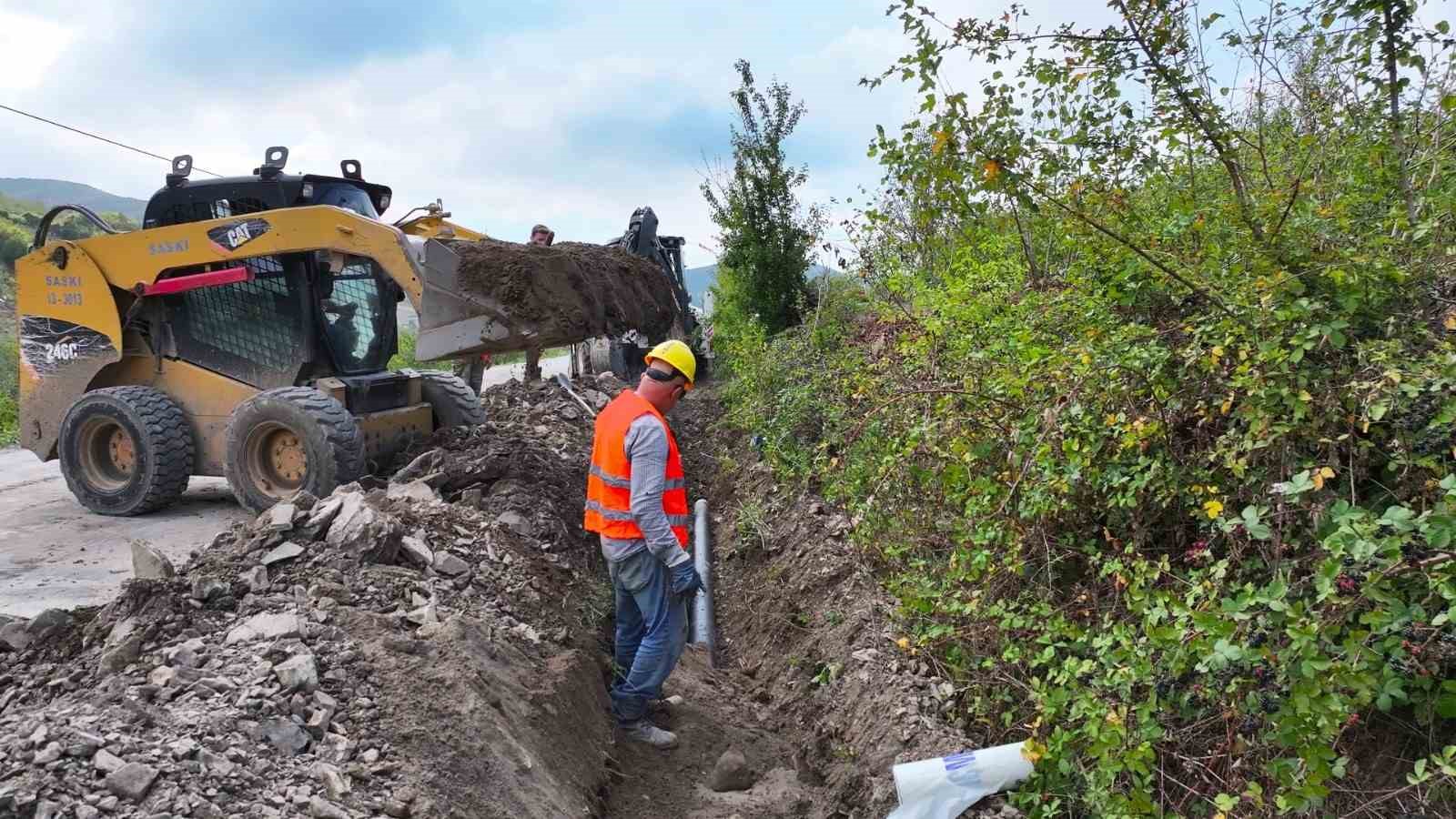 SASKİ’den kırsala yeni içme suyu hattı
