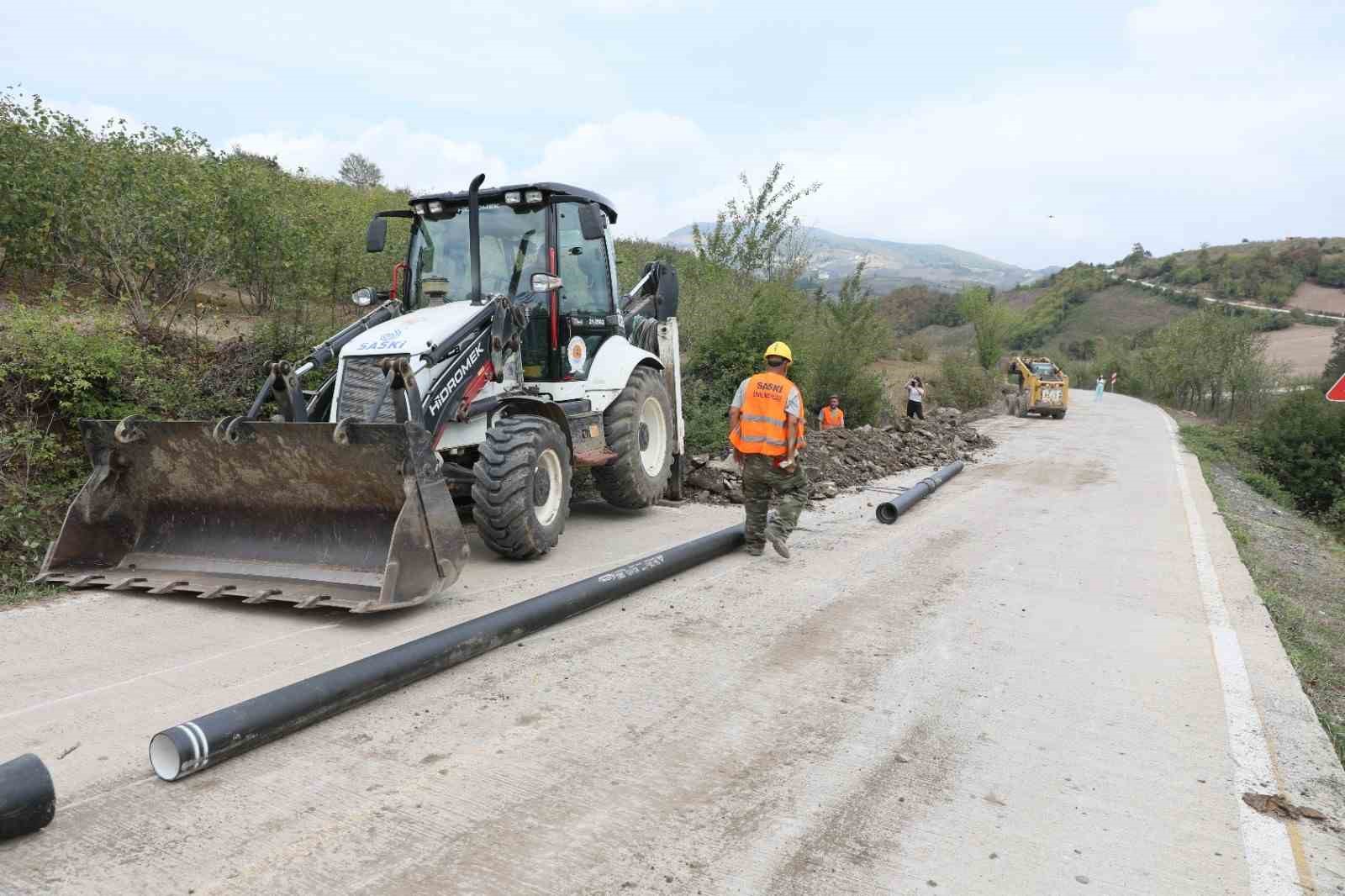 SASKİ’den kırsala yeni içme suyu hattı
