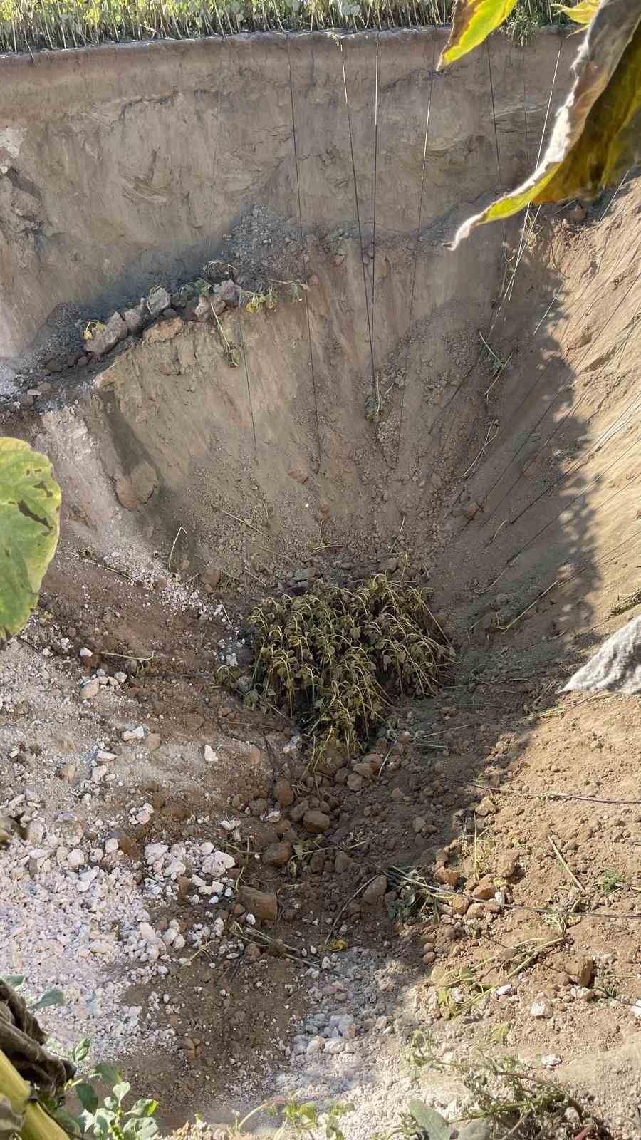 Konya’da yeni obruk oluştu
