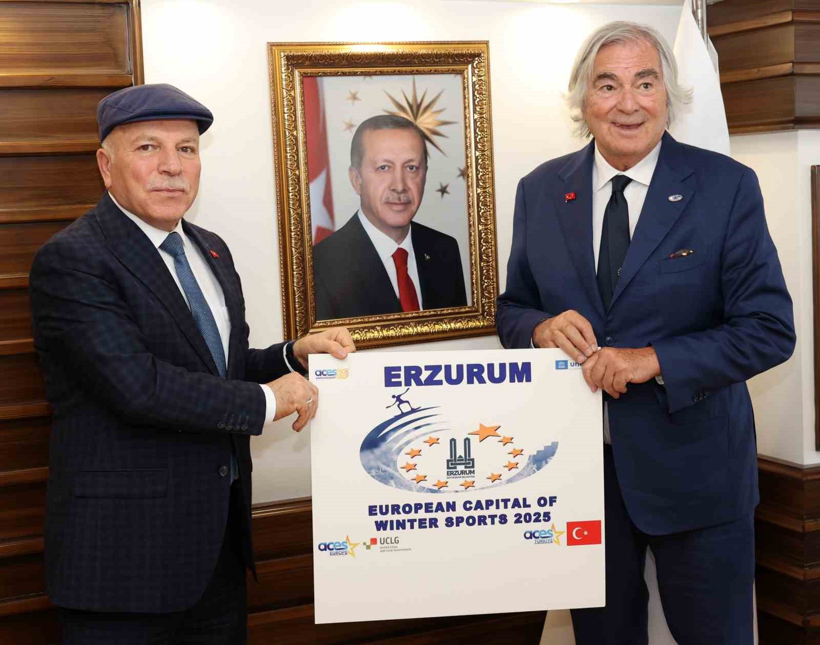 Erzurum 2025 Avrupa Kış Sporları Başkenti seçildi
