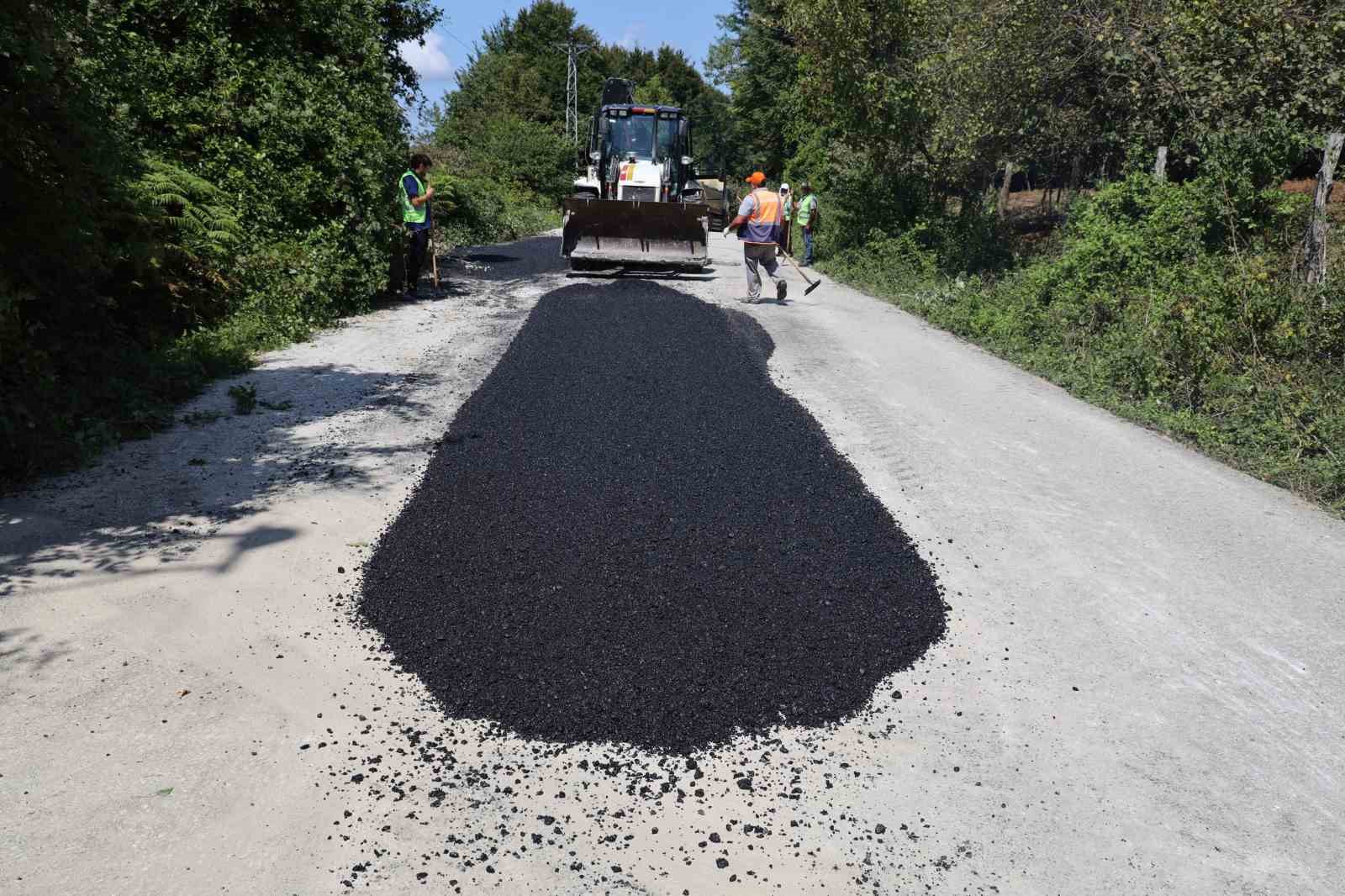 Köy yollarında yama
