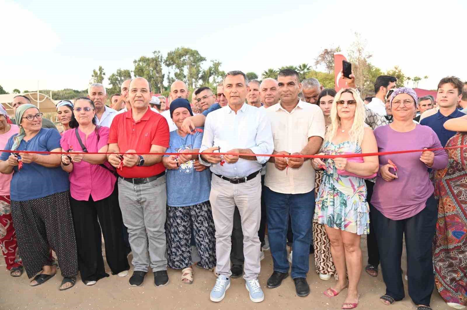 Manavgat Belediyesi Gündoğdu Halk Plajı açıldı
