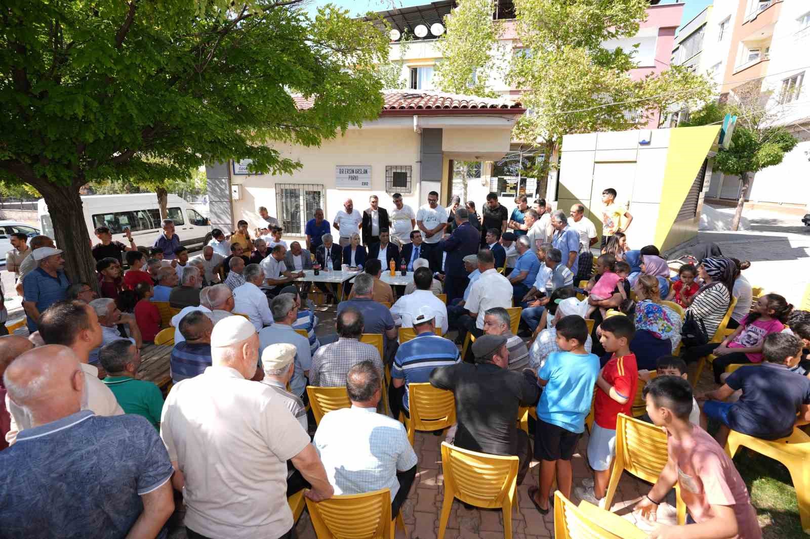 Yılmaz, halk buluşmalarına devam ediyor
