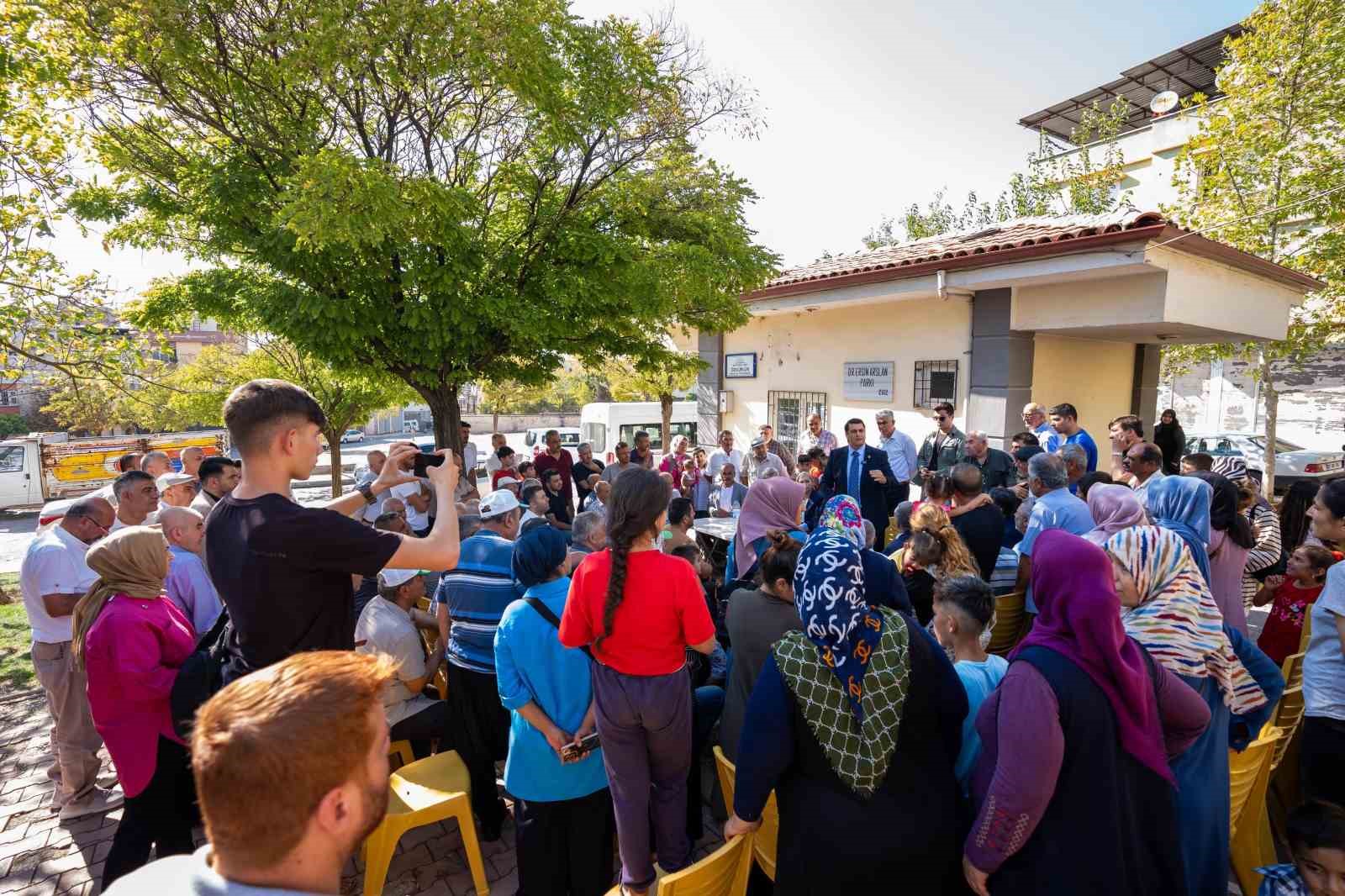 Yılmaz, halk buluşmalarına devam ediyor
