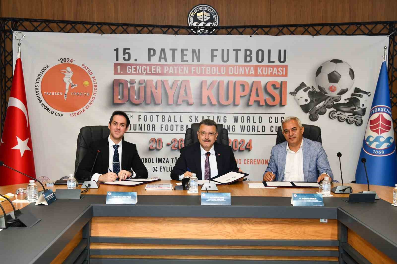 Paten Futbolu Dünya Kupası Türkiye’de ilk kez Trabzon’da düzenlenecek
