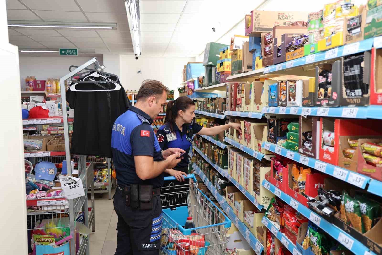 Marmaris’te market denetimleri sürüyor
