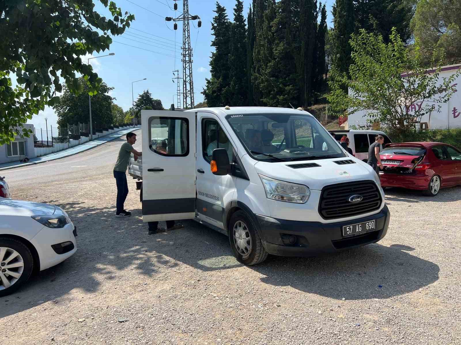 Sinop’ta kanalizasyon terfi istasyonunda yangın paniği
