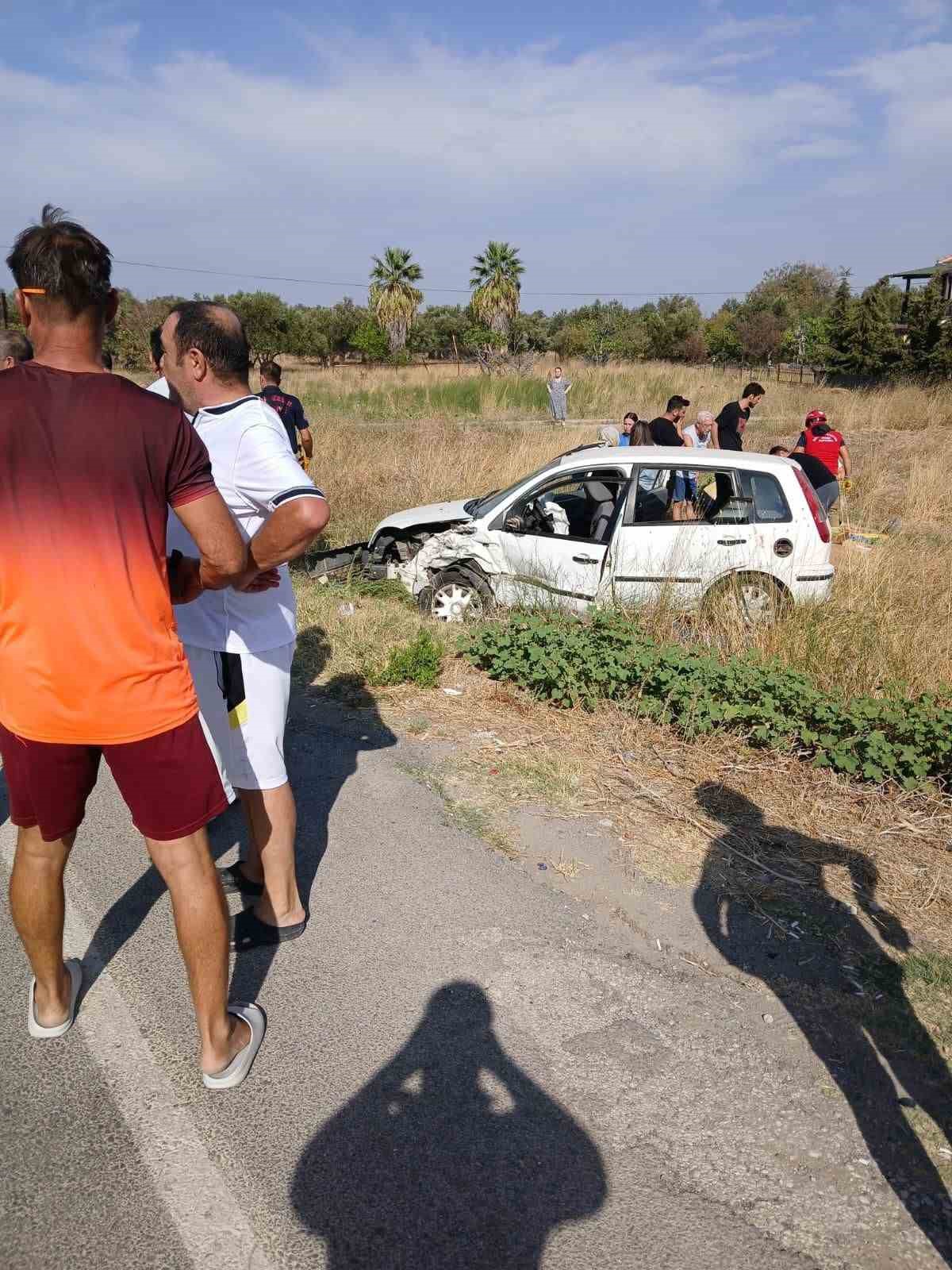 Ayvalık’ta trafik kazası: 2 yaralı
