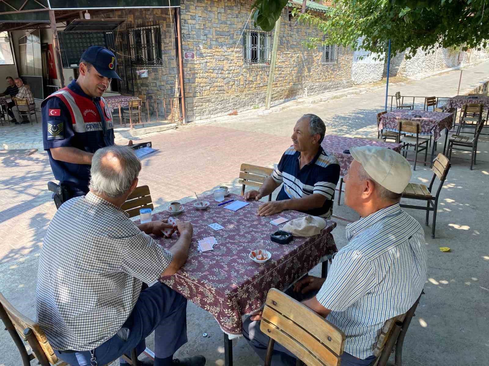 Jandarma Nysa’da ziyaretçileri bilgilendirdi
