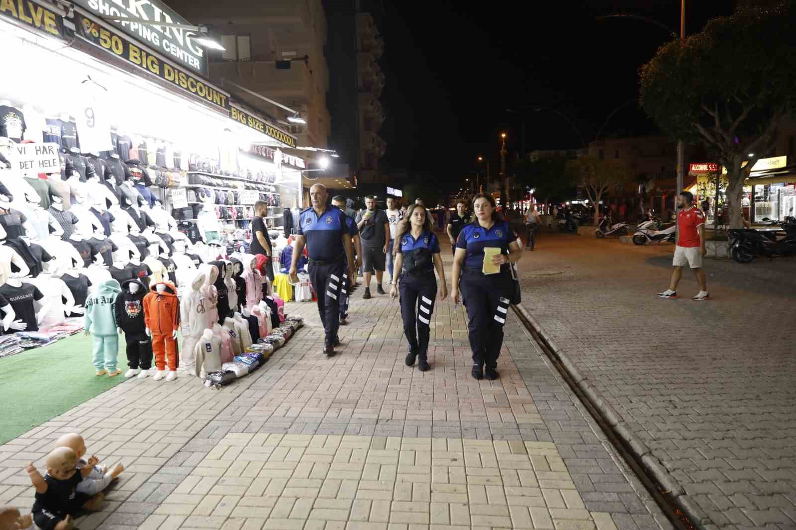 Alanya’da zabıta ve polisten ortak denetim
