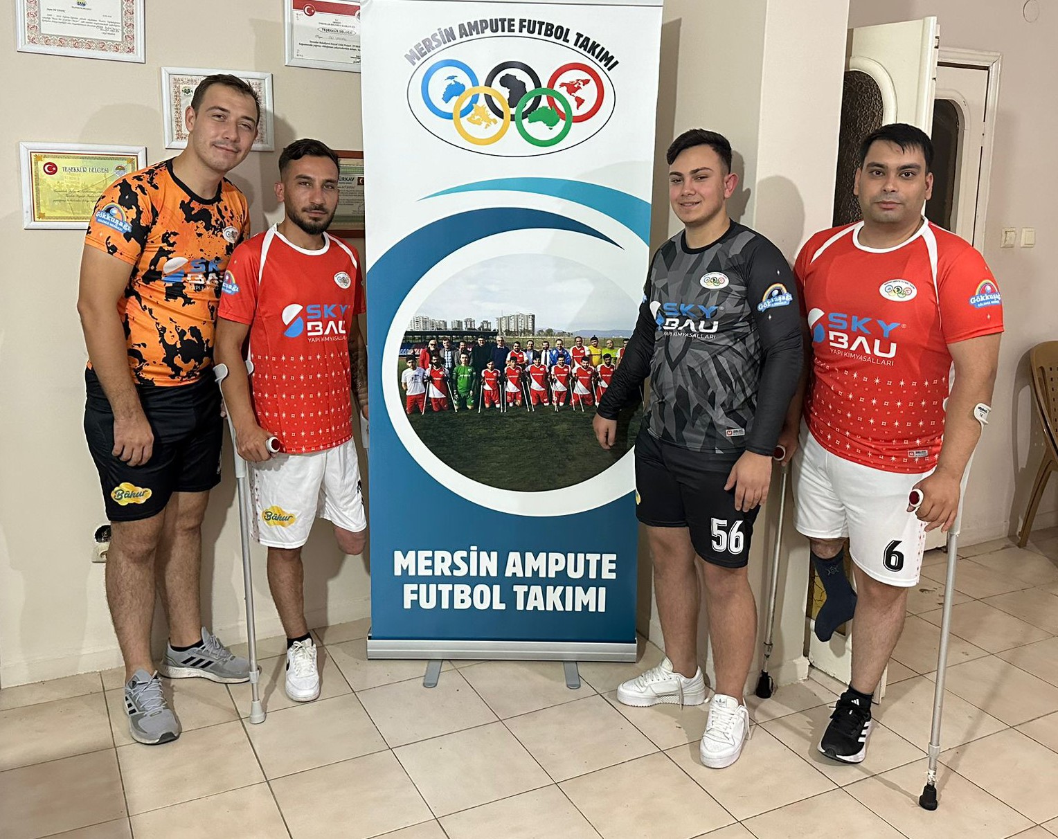 Mersin Olimpik Yetenekler Spor Kulübü’nden 4 futbolcu Ampute Milli Takım kampına çağrıldı
