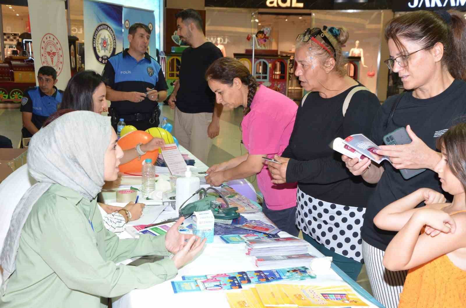 Malatya Park AVM’de sağlık etkinliği
