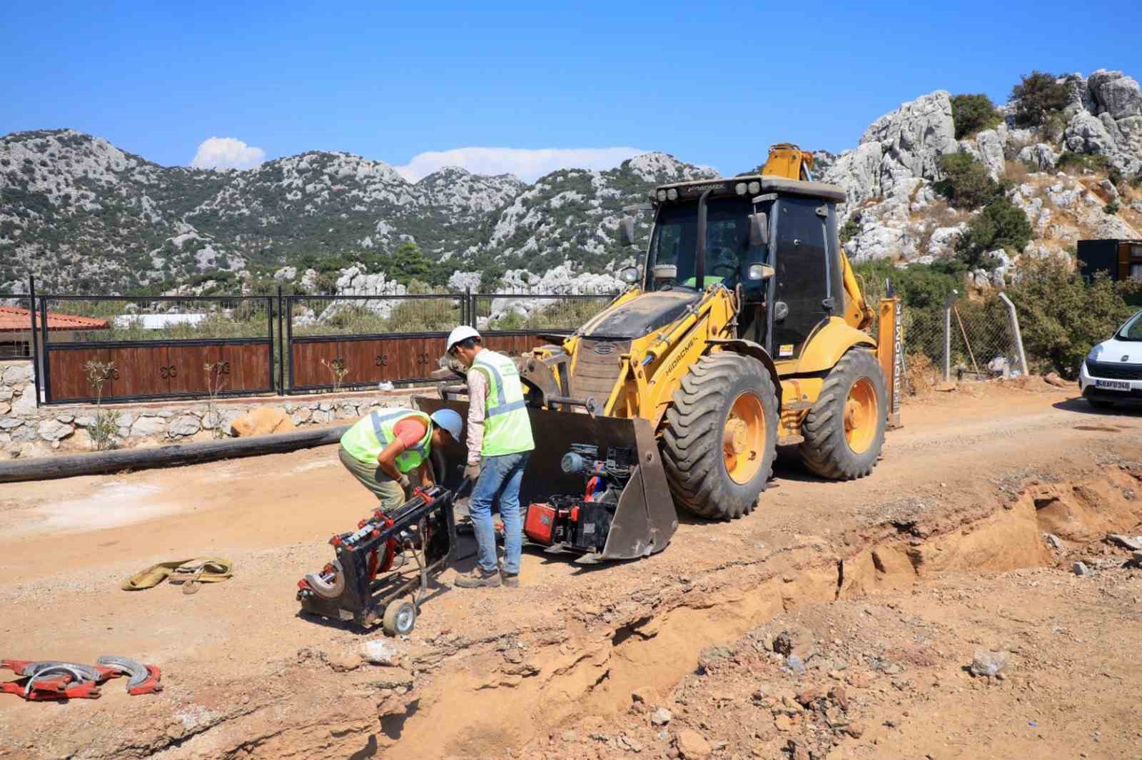 Marmaris’in turistik Mahallesi Bayır suya kavuştu
