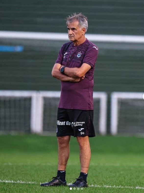 Şenol Güneş, 11 yıl sonra yeniden Trabzonspor’un başında antrenmana çıktı
