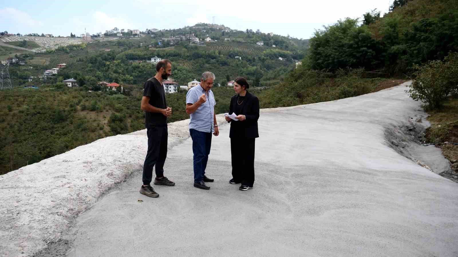 40 yıldır süren heyelan korkusundan kurtuldular
