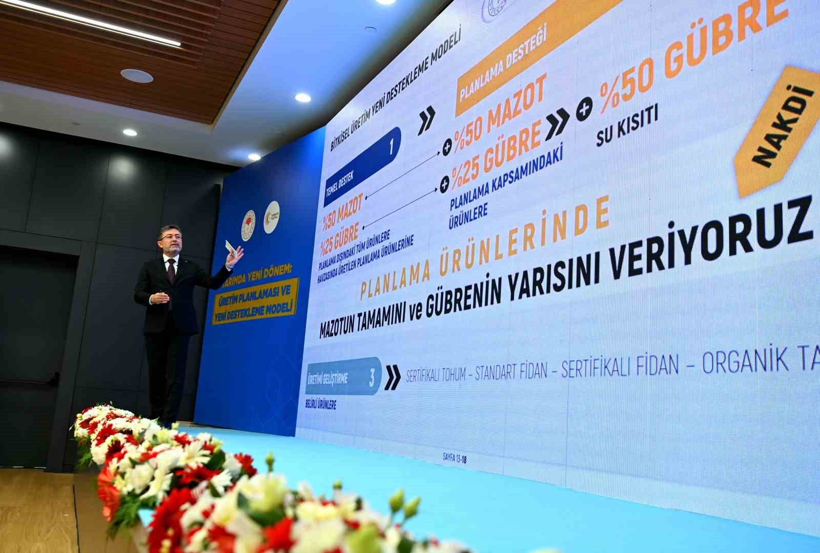 Bakan Yumaklı’dan çiftçi eylemlerinde CHP’nin parmağı olduğu işareti
