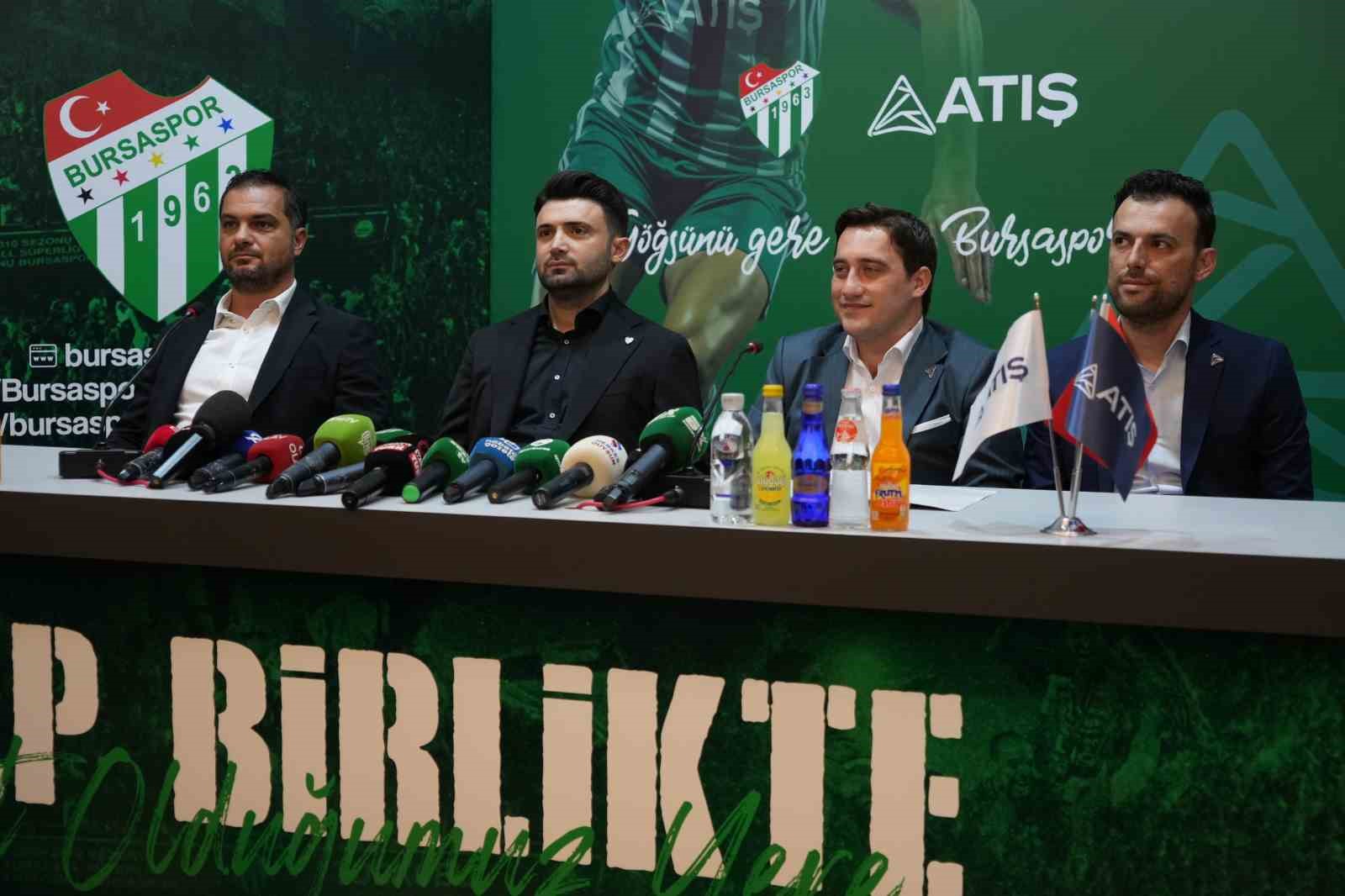 Bursaspor’un forma göğüs sponsoru Atış Grup oldu
