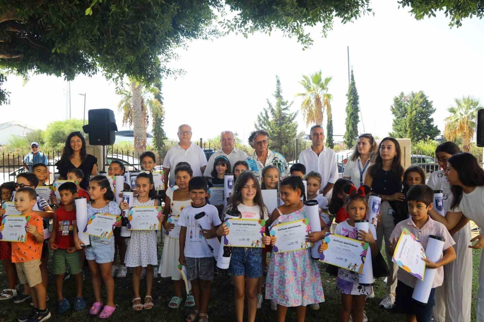 Bodrum Belediyesi Yaz Okulu sertifika töreni yapıldı
