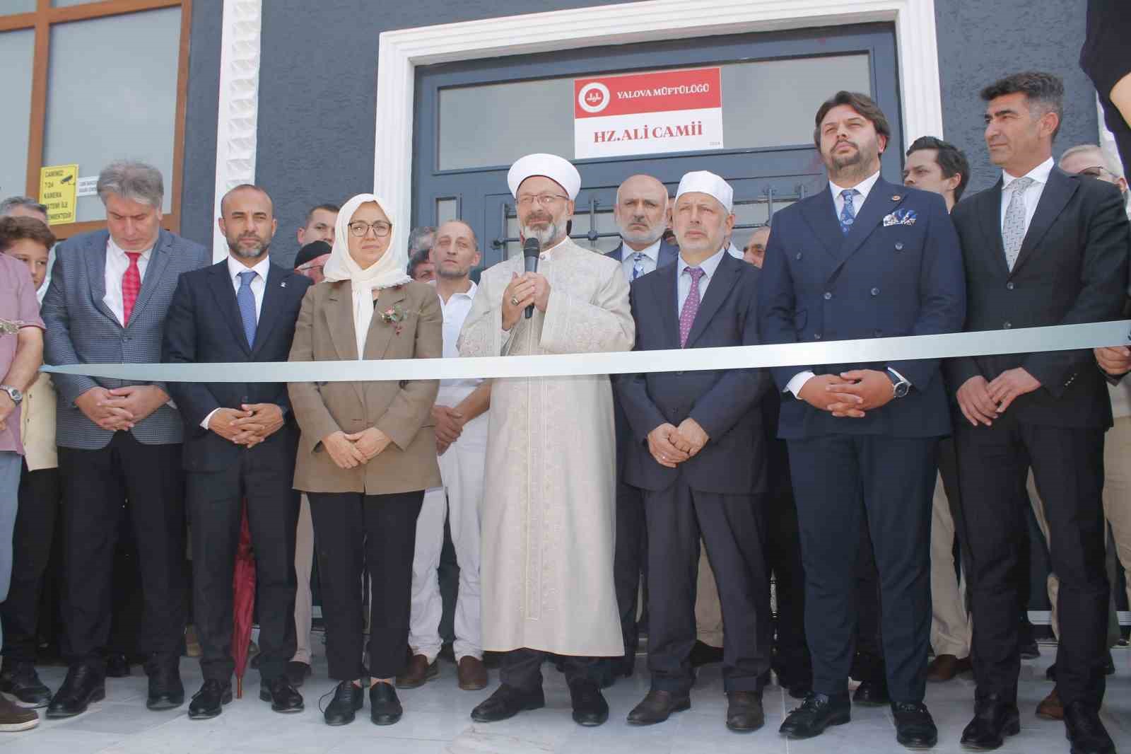 Diyanet İşleri Başkanı Erbaş, Yalova’da açılışlara katıldı
