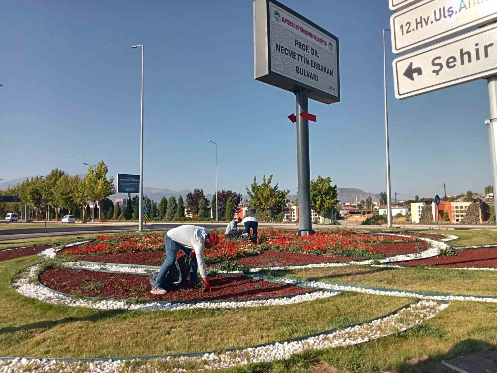 Büyükşehir, yabancı otlarla mücadele ve bakım çalışmalarına hız verdi
