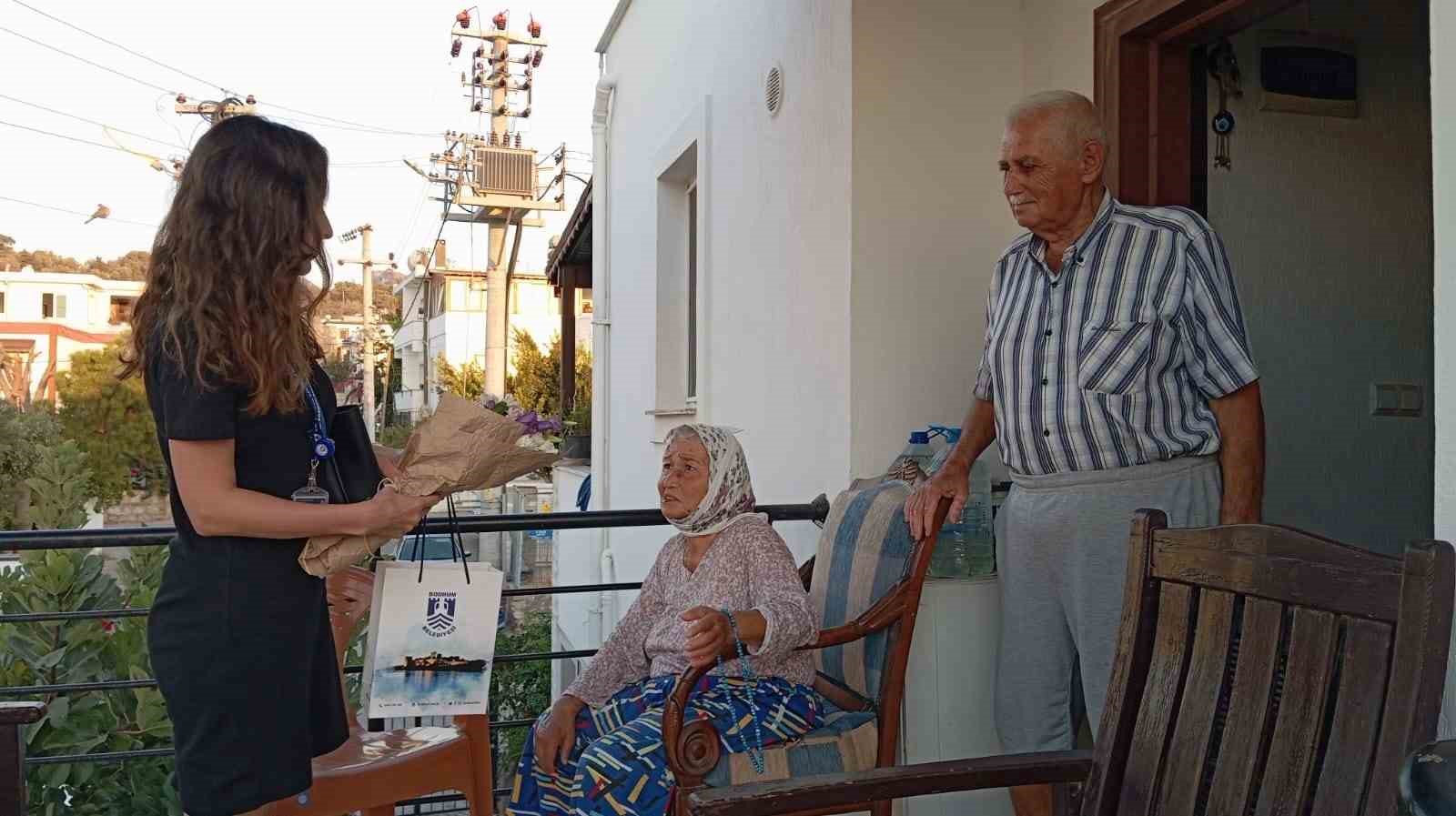 Bodrum belediyesi, vefat eden zabıta personellerinin ailelerini unutmadı
