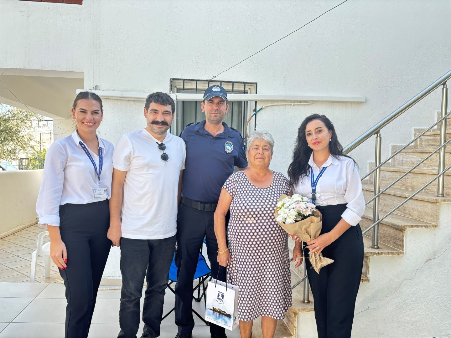 Bodrum belediyesi, vefat eden zabıta personellerinin ailelerini unutmadı
