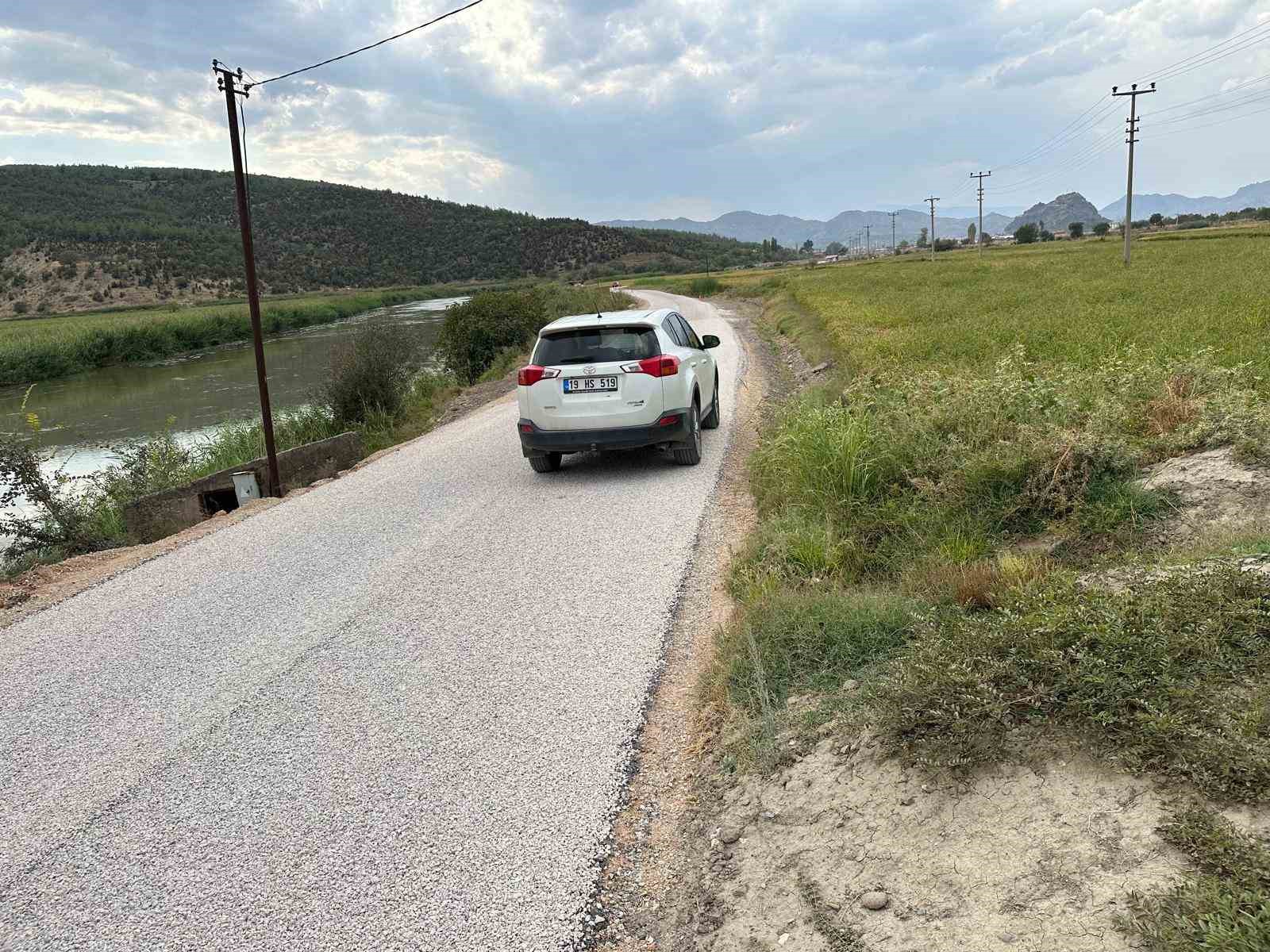 Osmancık Eğriyar yolu 47 yıl aradan sonra trafiğe açıldı
