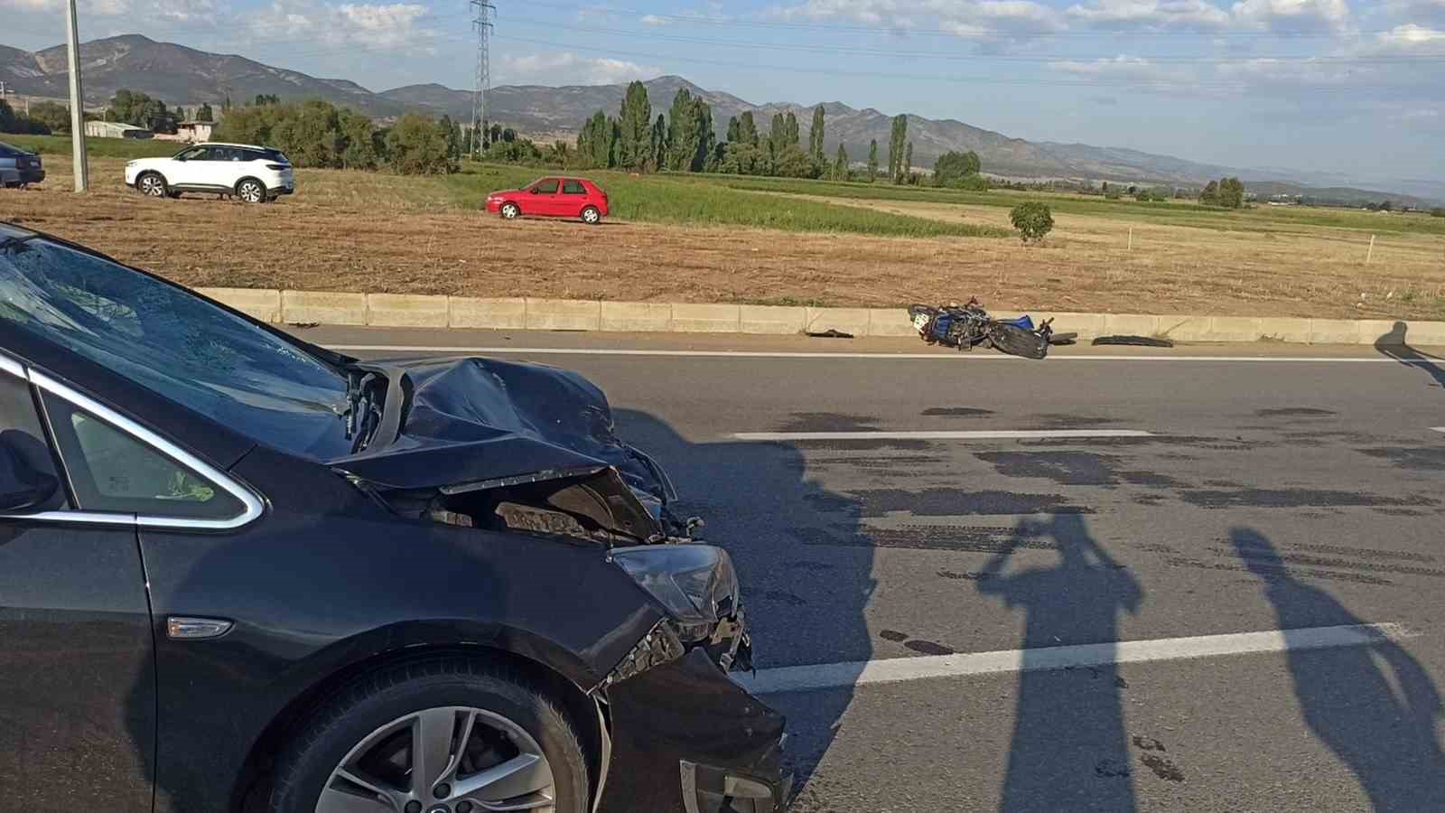 Konya’da otomobil ile motosiklet çarpıştı: 2 ağır yaralı
