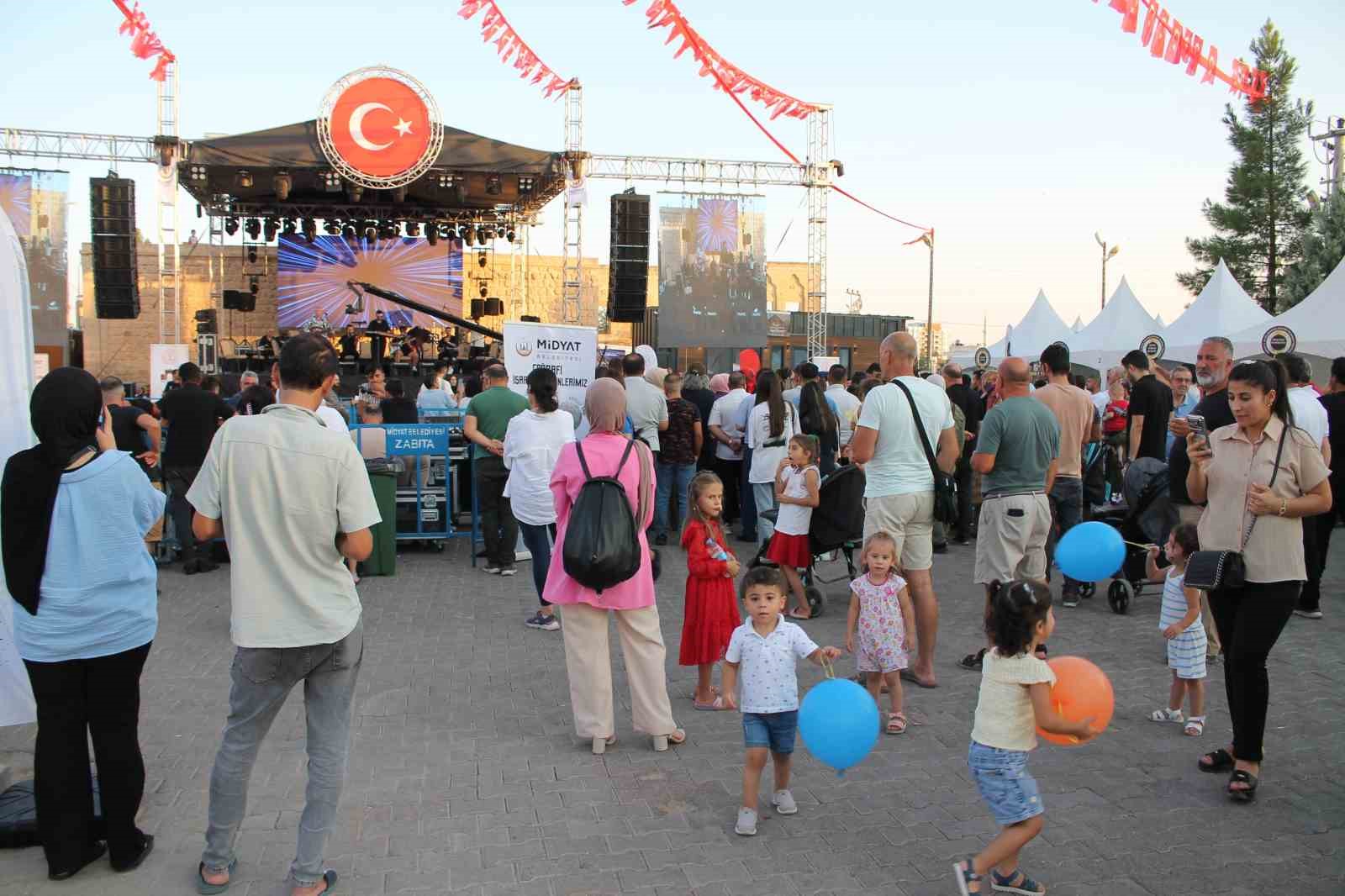 Midyat 3. Uluslararası Kültür ve Sanat Festivali’ne yoğun katılım
