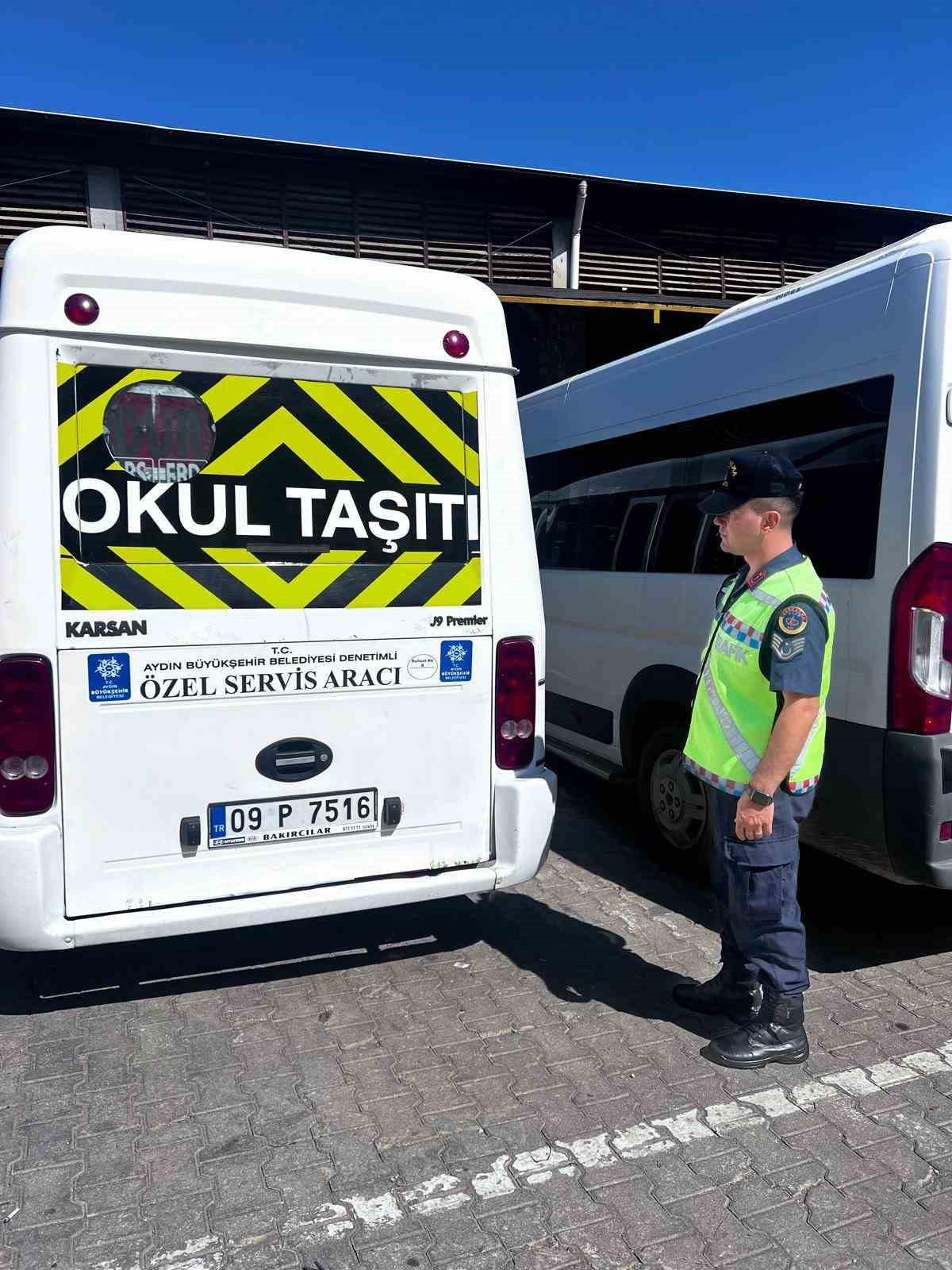 Karacasu’da okul servislerine sıkı denetim
