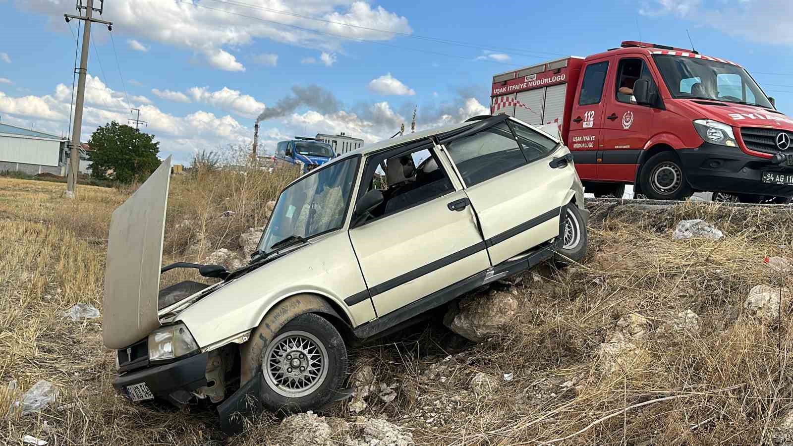 Uşak’ta feci kaza: 1 ölü, 3 yaralı
