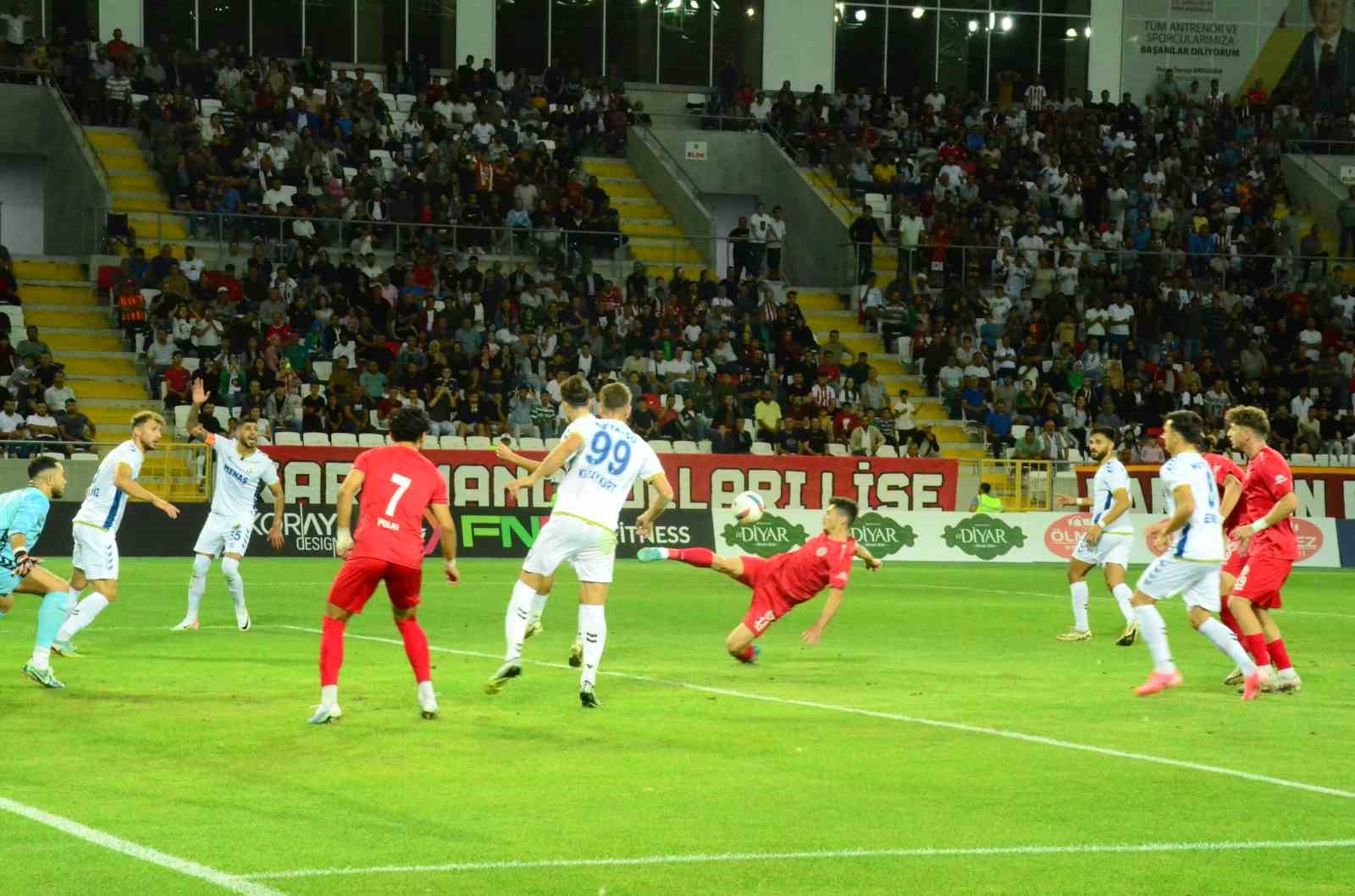 TFF 2. Lig: Karaman FK: 1 - Menemen FK: 2
