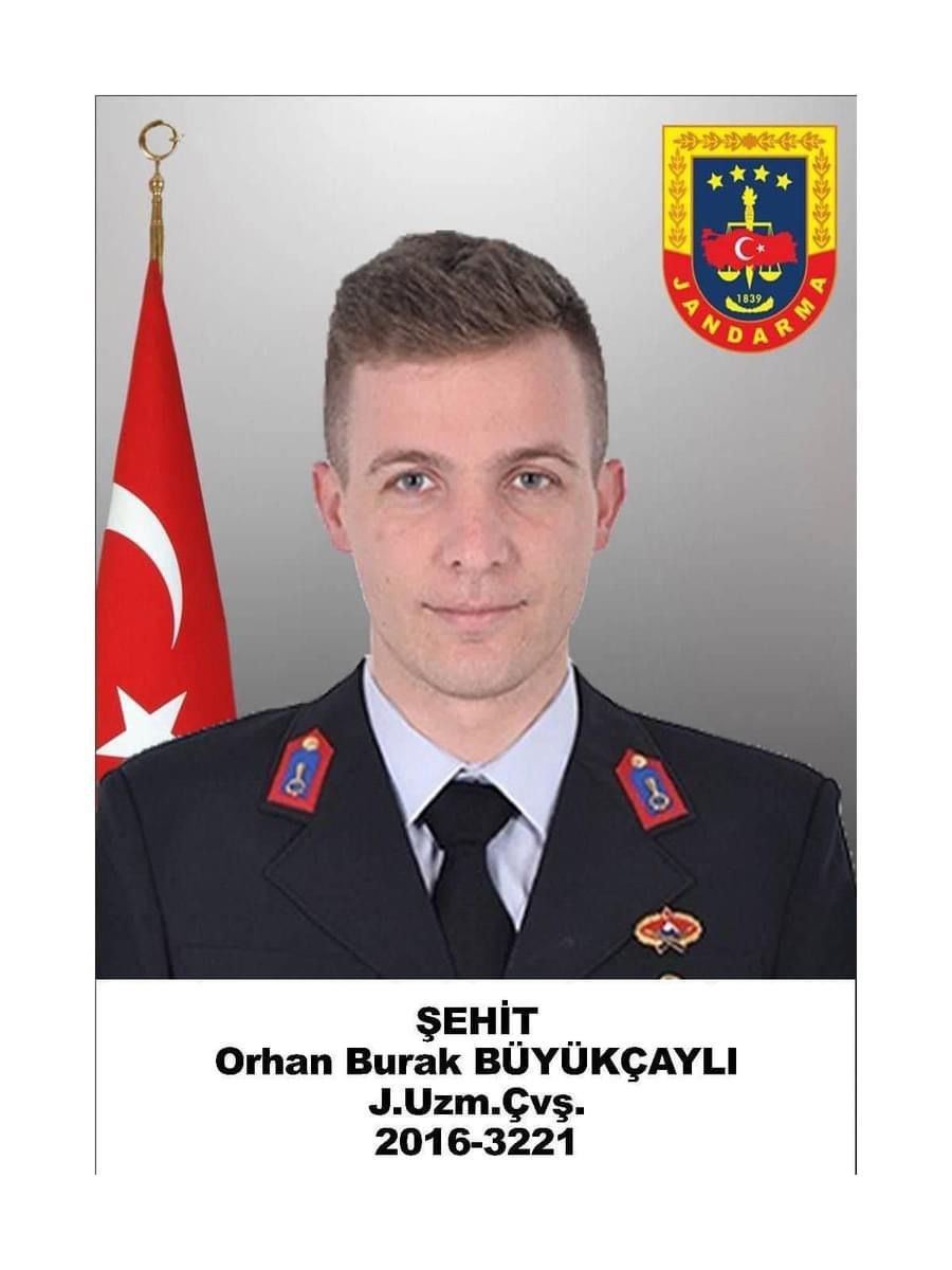 Şehit Jandarma Uzman Çavuş Orhan Burak Büyükçaylı Isparta’da toprağa verilecek
