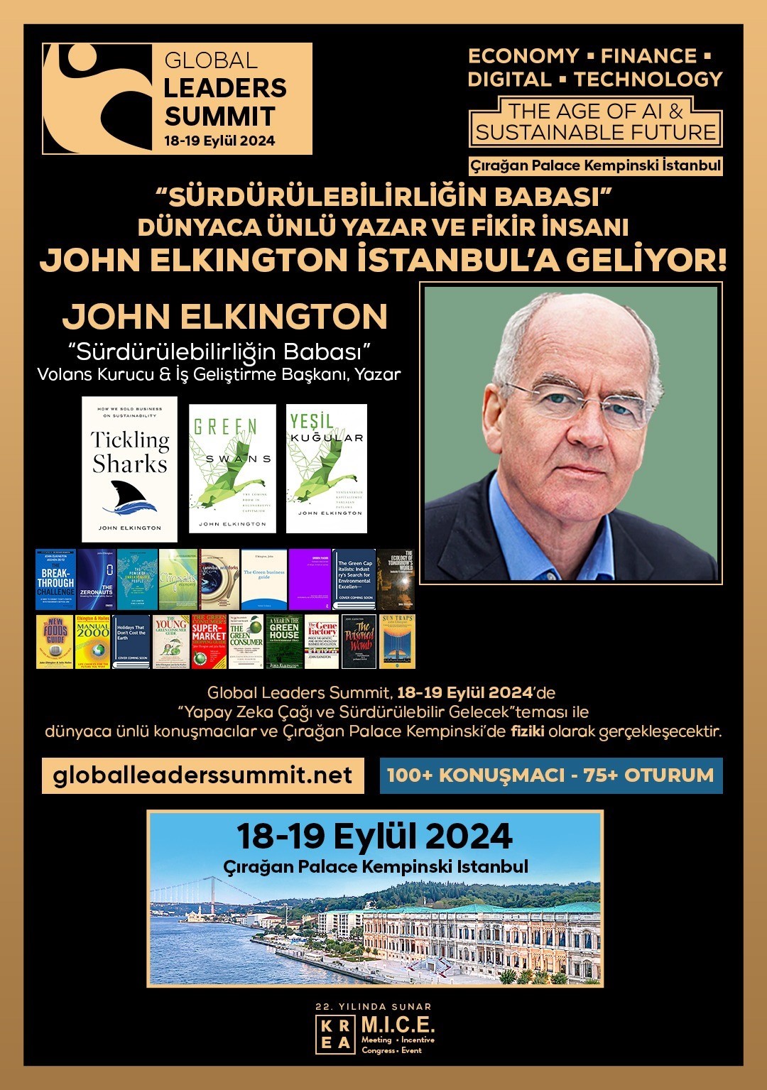 Global Liderler Zirvesi, dünyaca ünlü yazar ve fikir insanı John Elkington’ı konuk edecek
