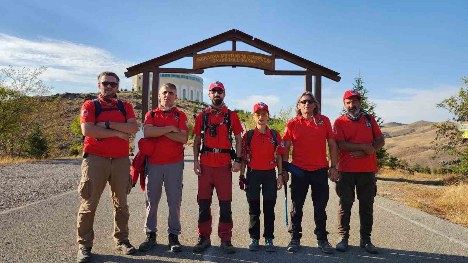 DAK ekibi Diriliş Yolu Yürüyüşü’ne katıldı
