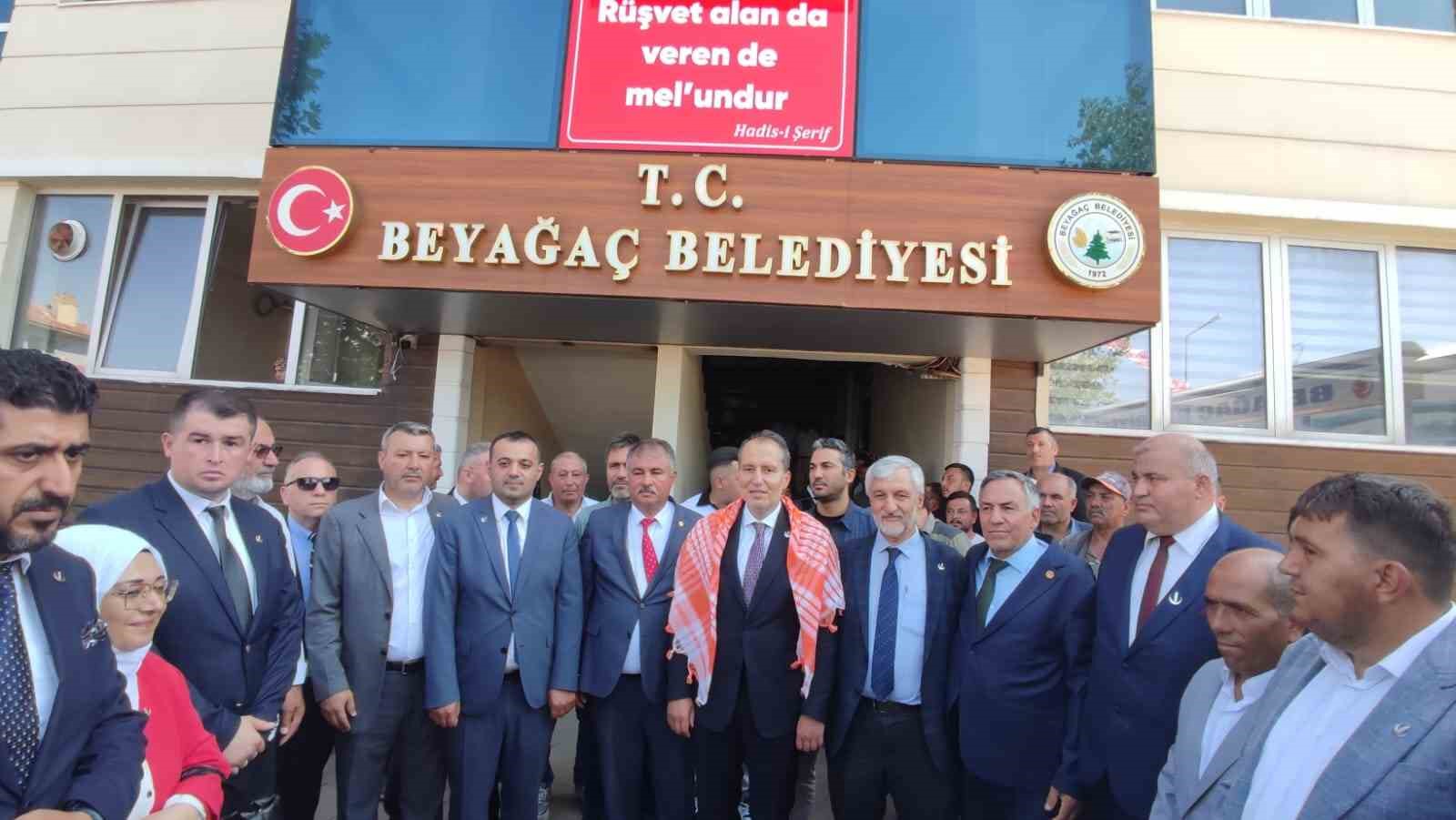 Erbakan; “Sezayi Başkanımla birlikte Beyağaç’ı layık olduğu noktaya taşıyacağız”
