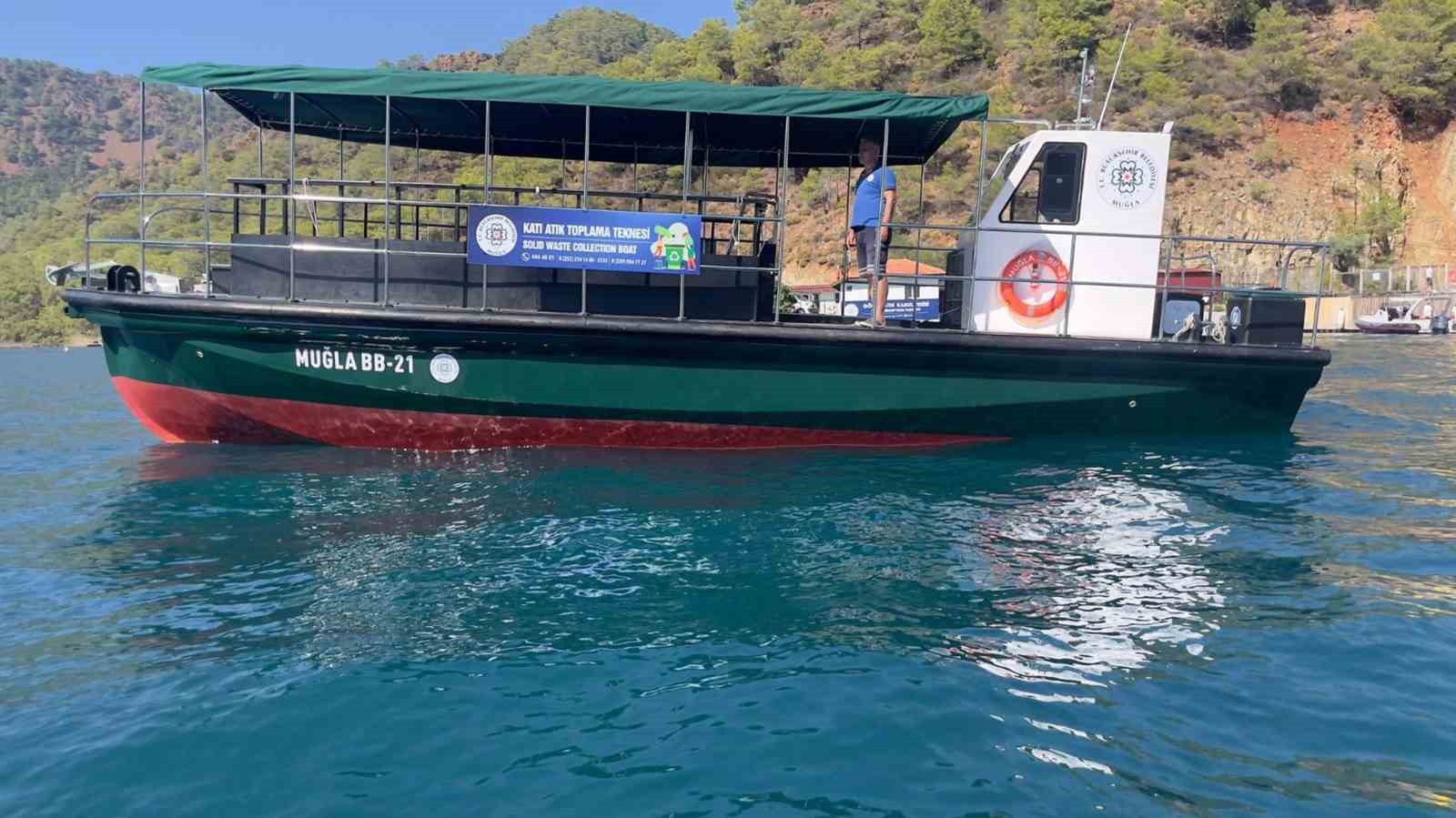 Gökova ve Göcek koylarındaki teknelerden 8 ayda 5 milyon litre pis su toplandı
