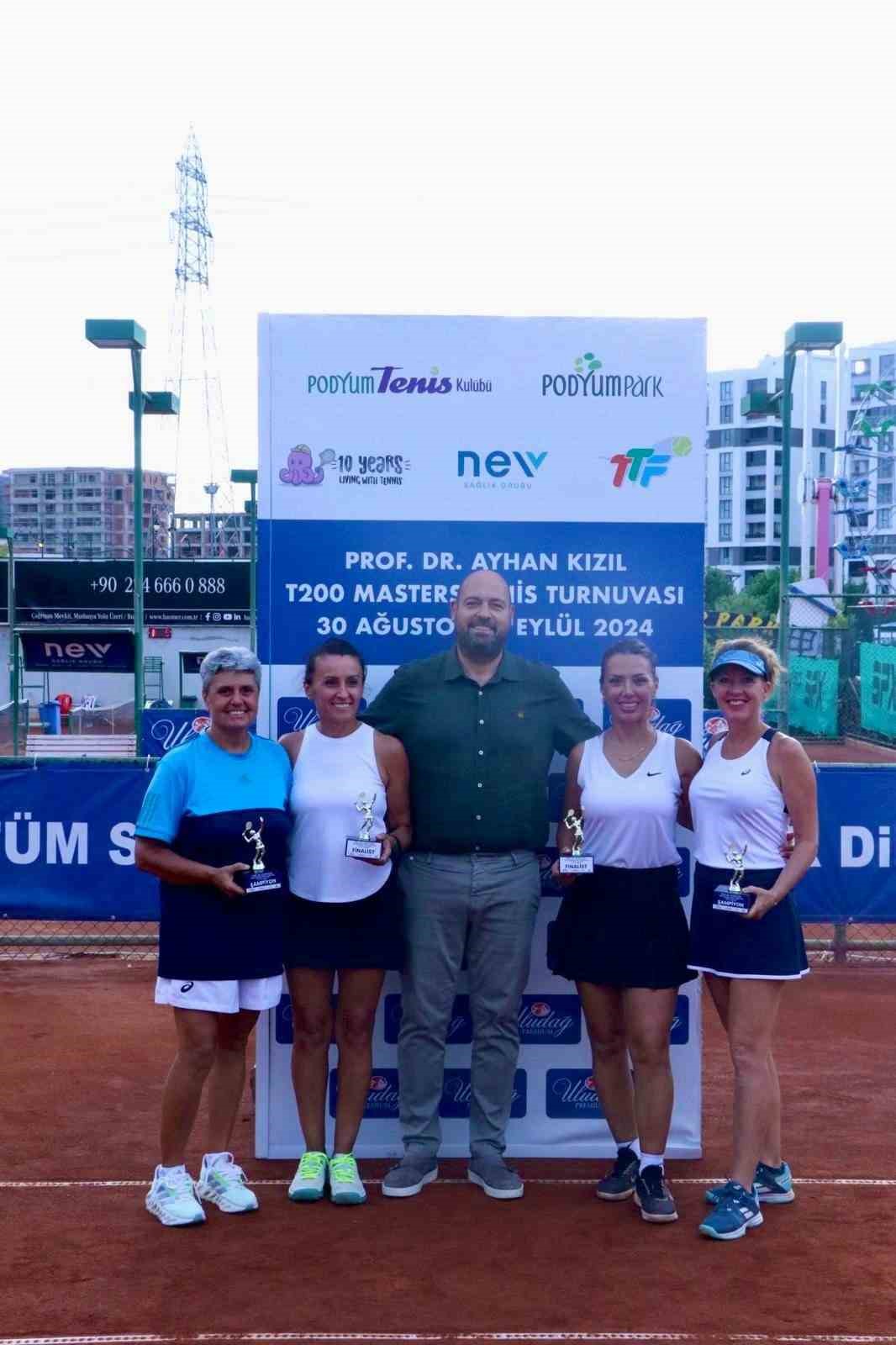 Prof. Dr. Ayhan Kızıl T200 Masters Tenis Turnuvası’nda 7. yılın şampiyonları belli oldu
