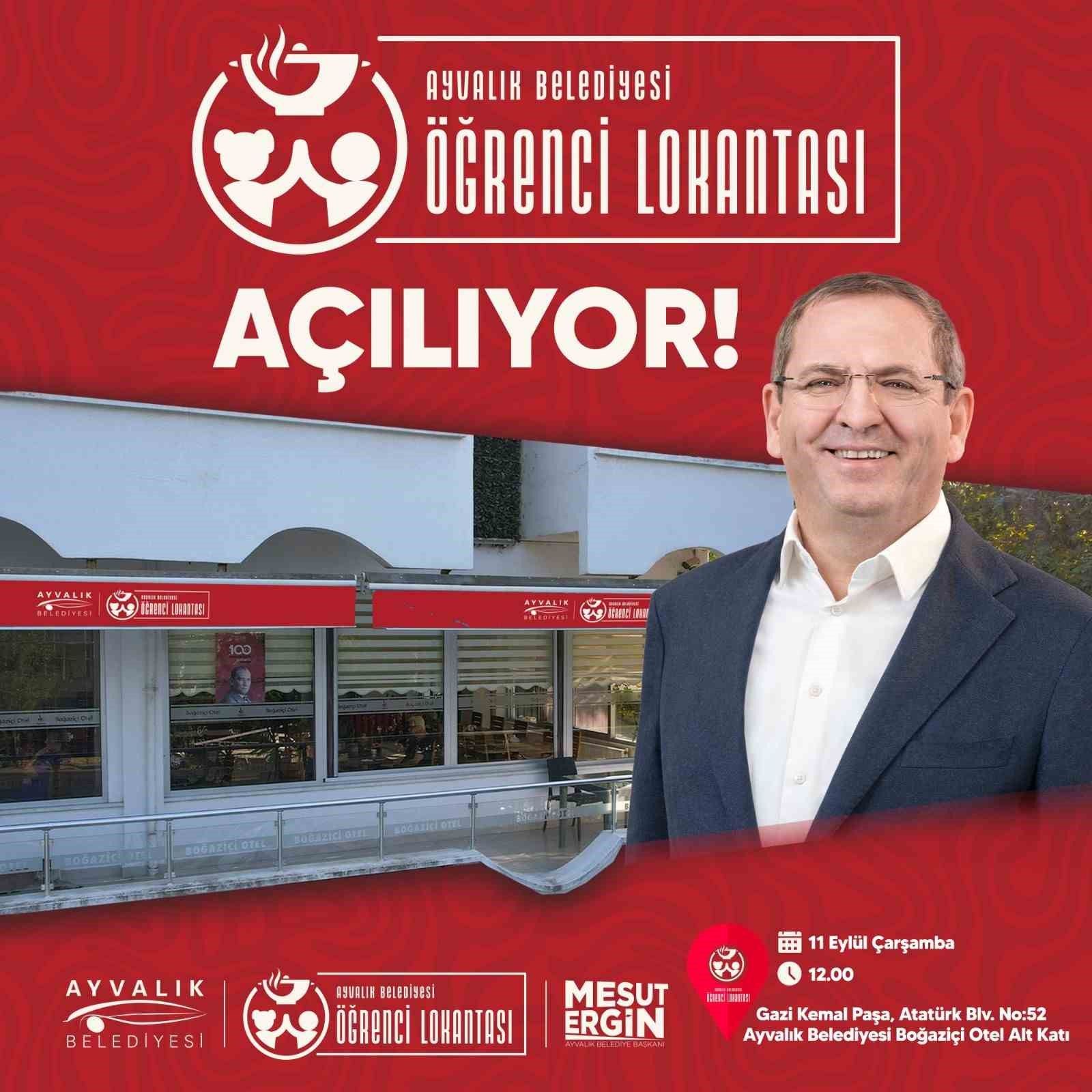 Ayvalık’ta bir ilk “Öğrenci Lokantası” 11 Eylül’de hizmete giriyor
