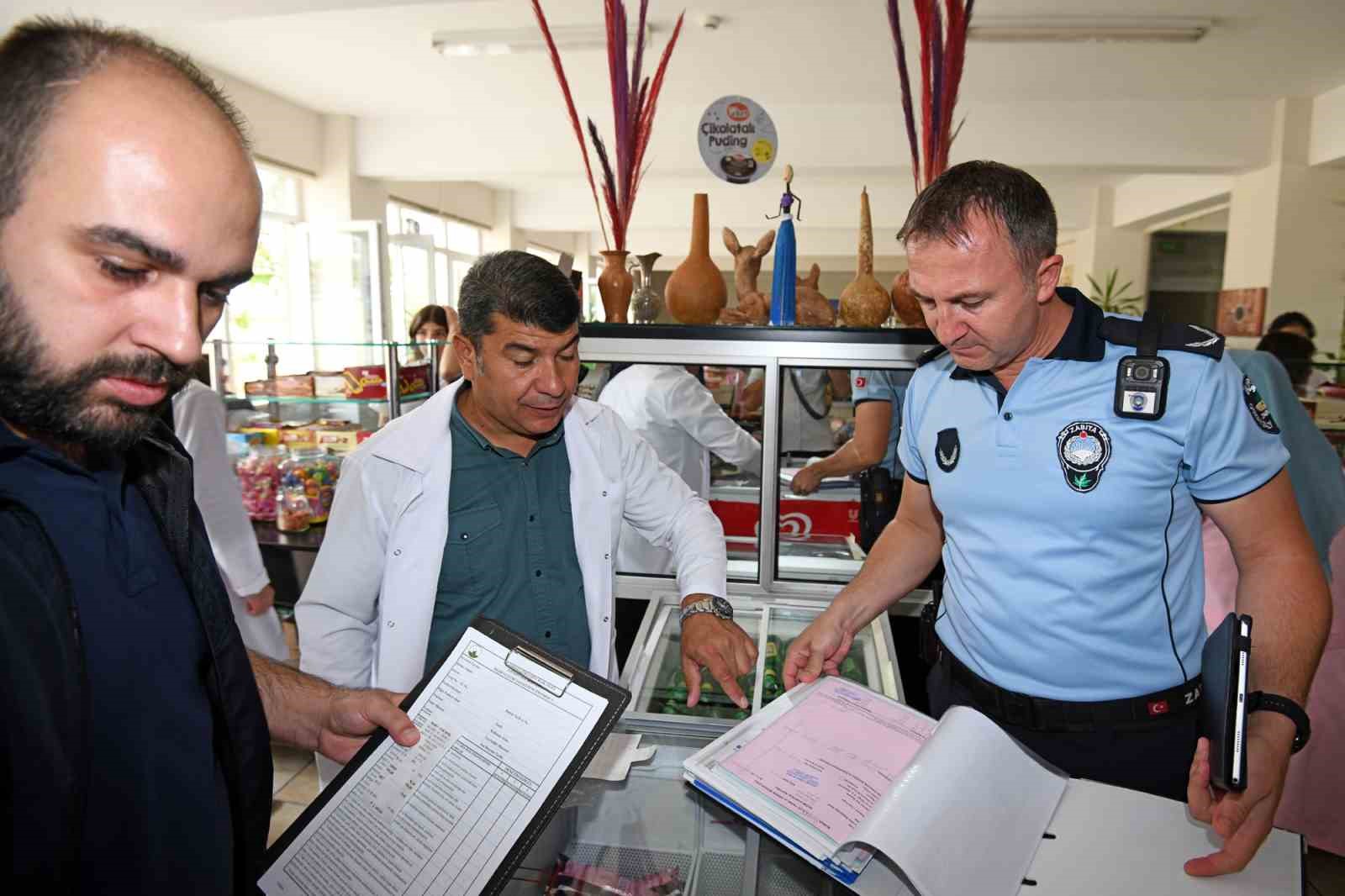 Okulların açılmasıyla birlikte kantin denetimleri başladı
