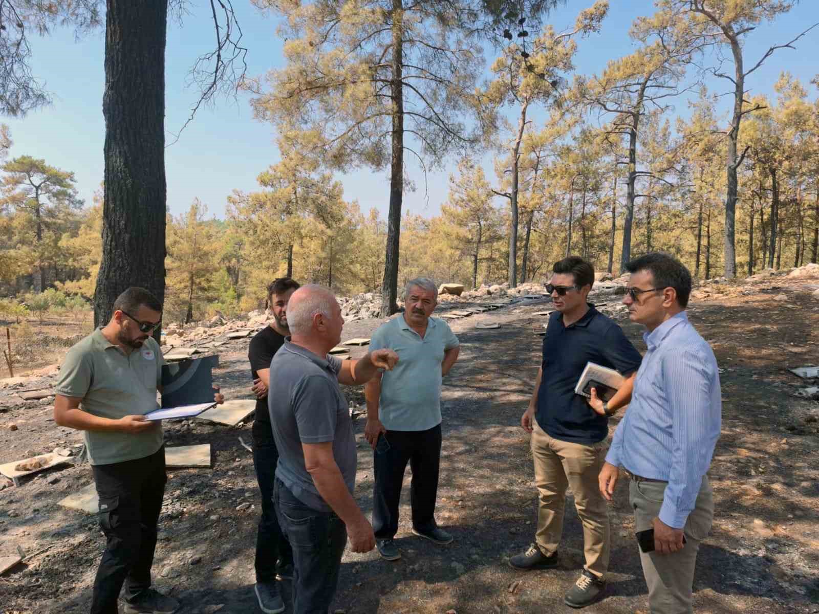 Muğla Büyükşehir’den yangından etkilenen arıcılara destek
