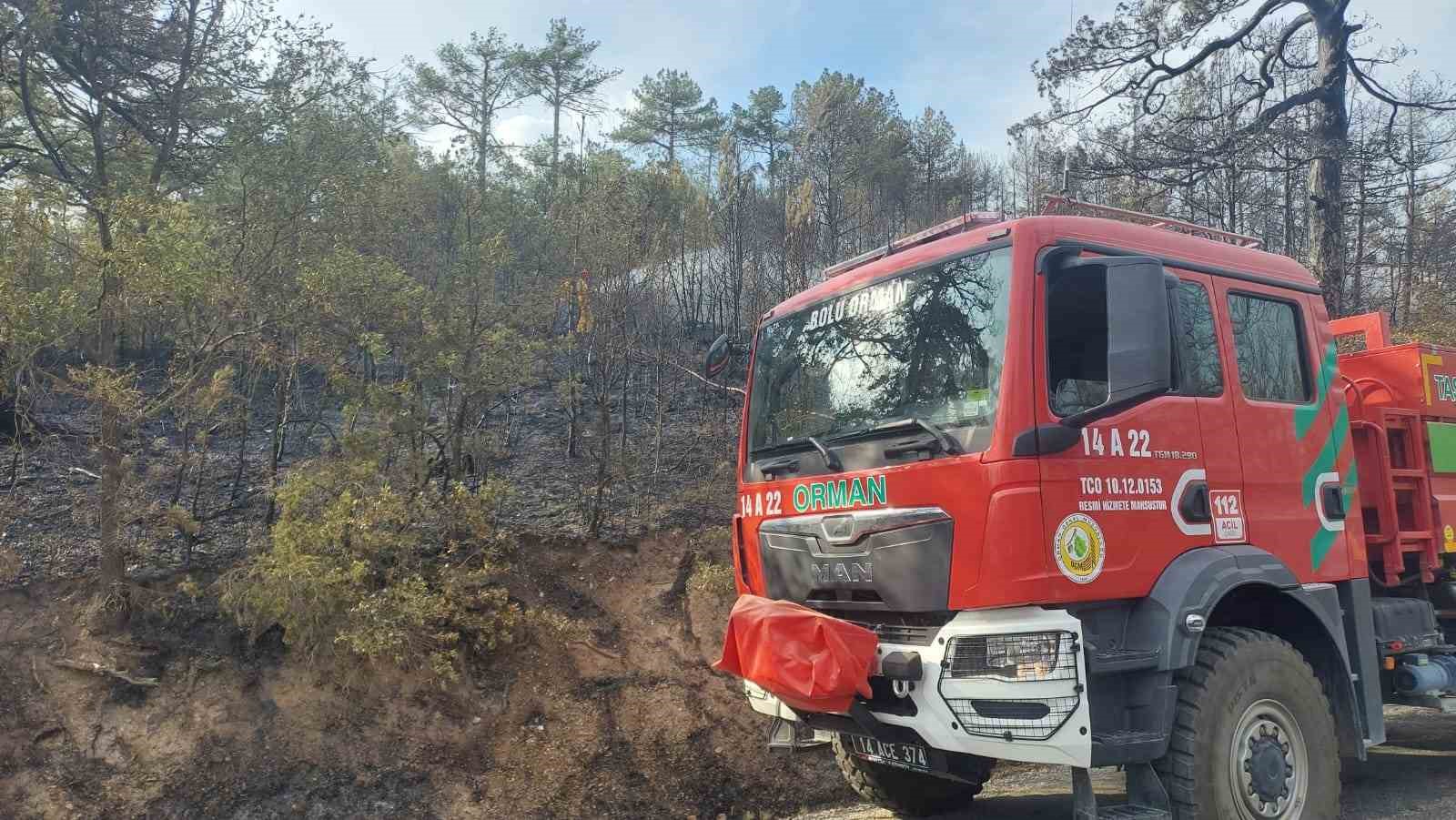 Bolu’da orman yangını kontrol altına alındı
