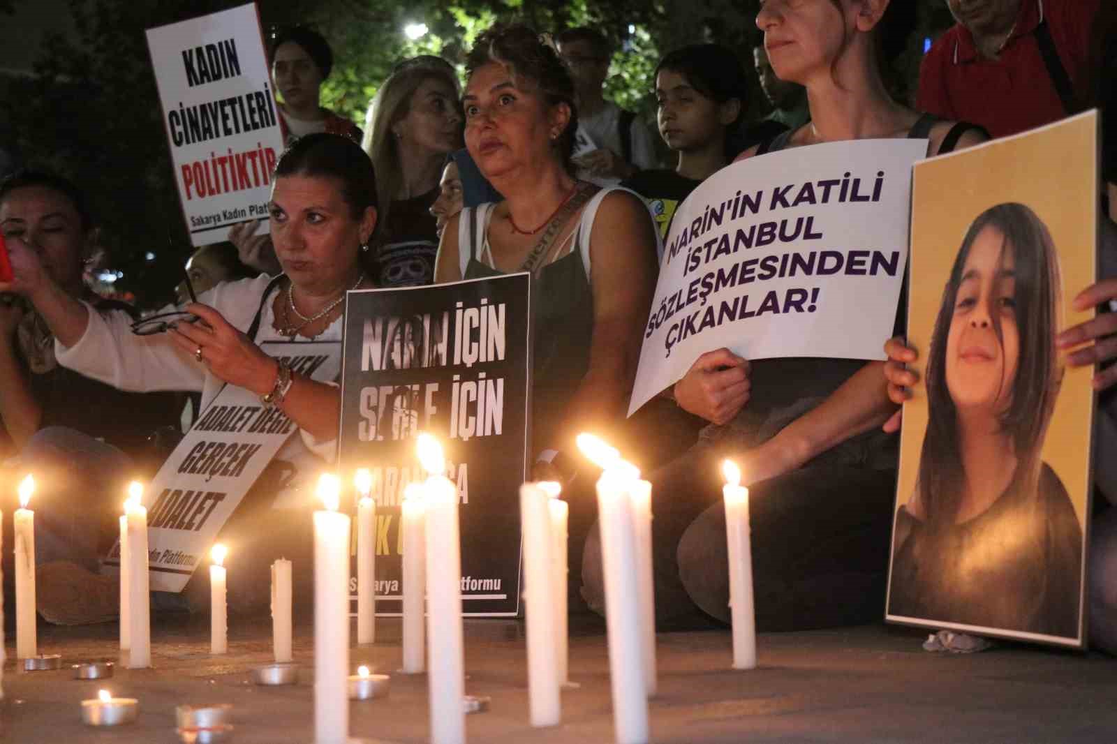 Sakarya, katledilen Narin ve Sehle için tek yürek oldu
