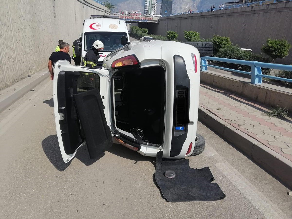 İskenderun’da trafik kazası: 1 yaralı
