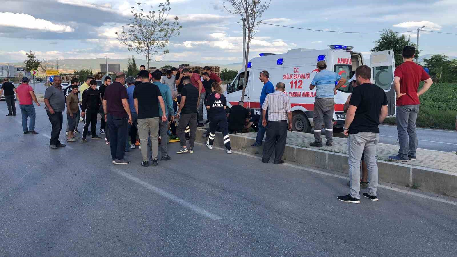 Bursa’da motosiklet ile otomobil çarpıştı: 1 ölü, 1 yaralı
