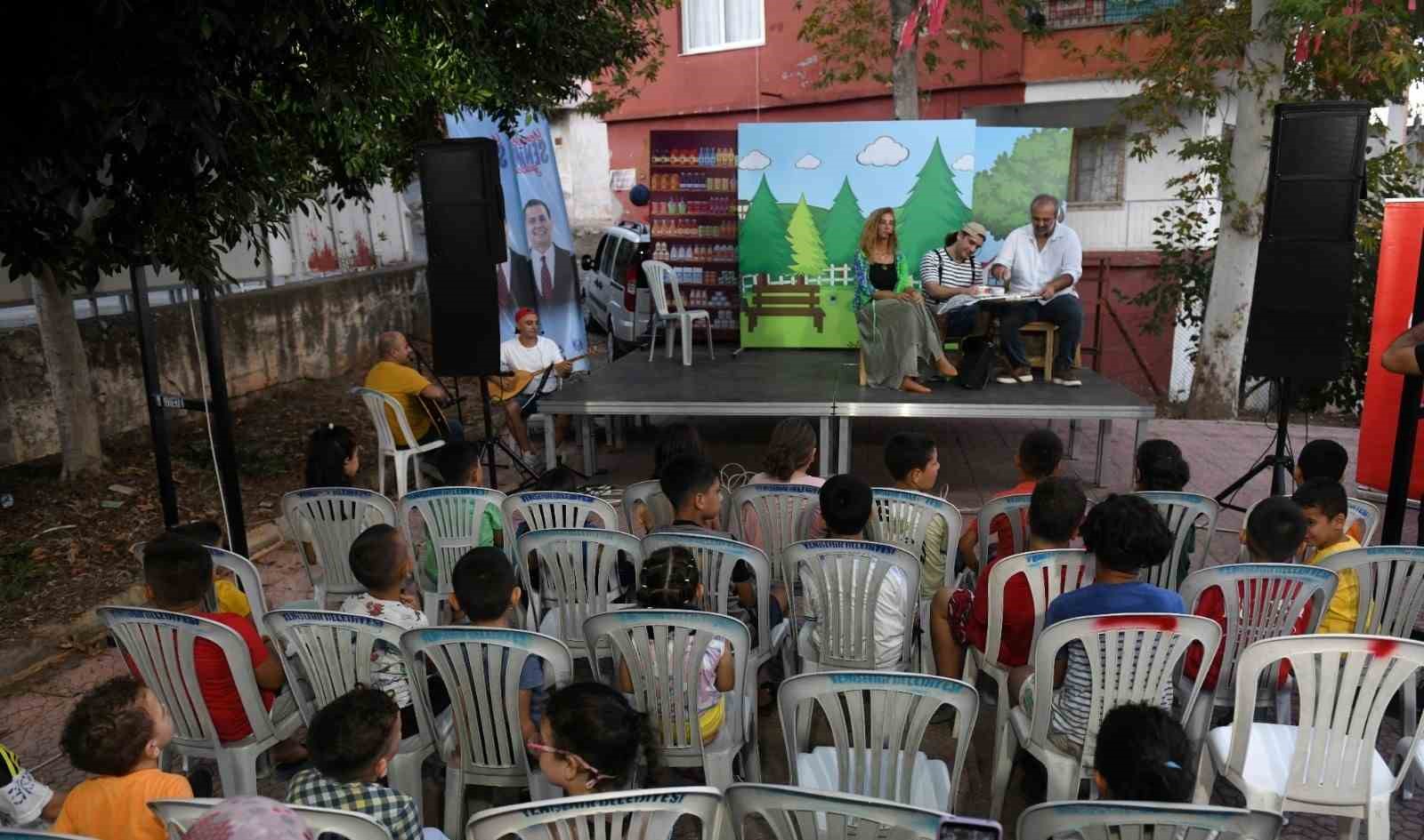 Mersin’de kırsal mahallelerdeki çocuklar sanatla buluşuyor
