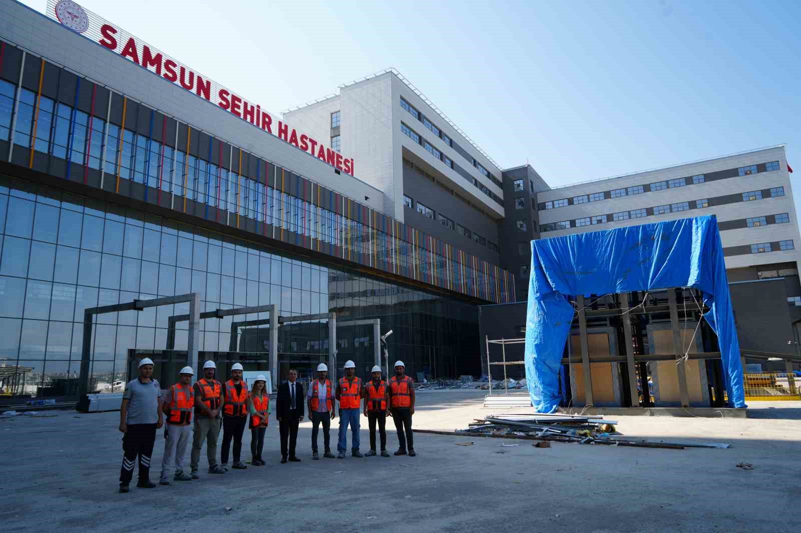 Sağlıkta bölgenin amiral gemisi olacak: Samsun Şehir Hastanesi’nin tamamlanan birçok alanı hizmet vermeye hazır hale geldi
